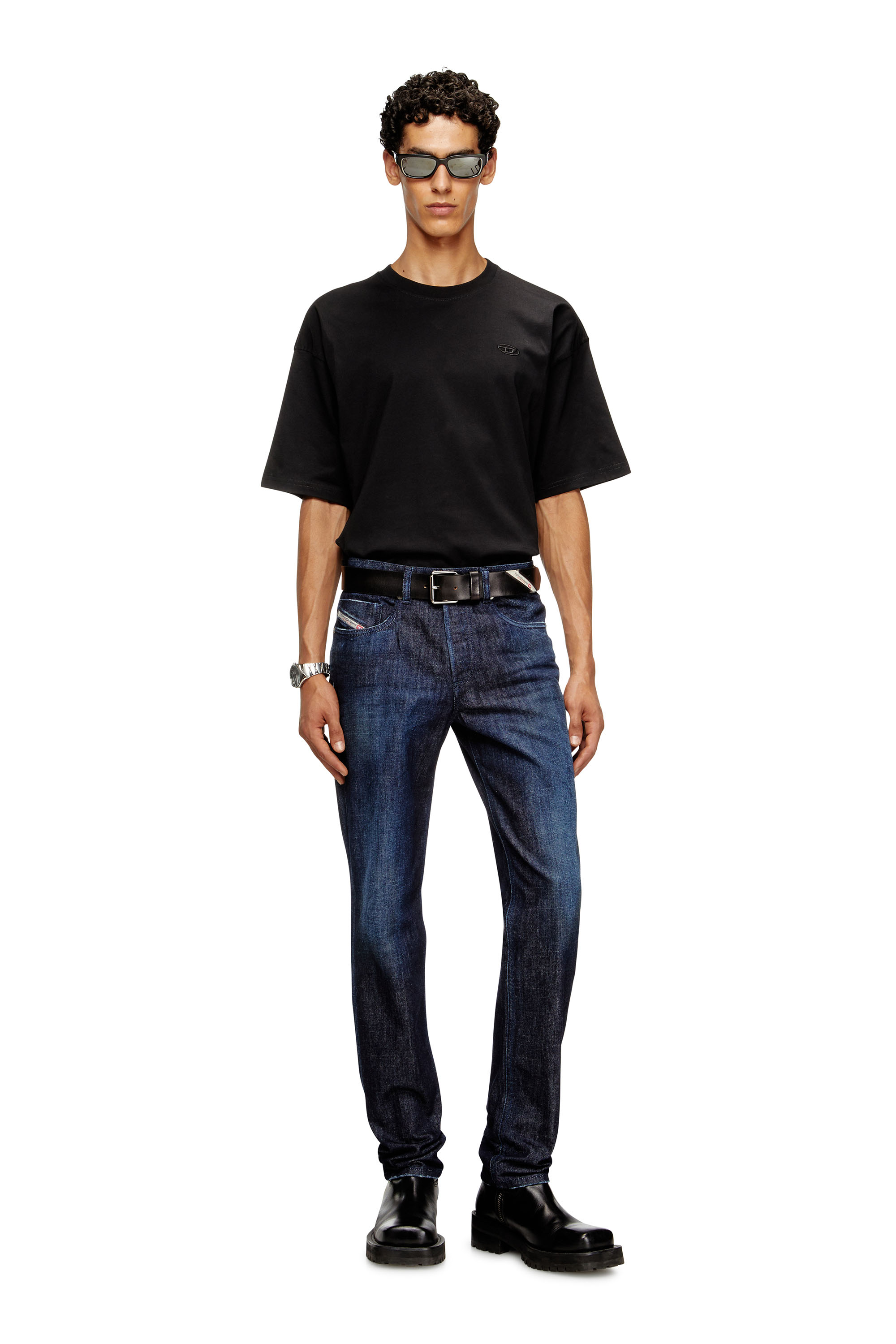 Diesel - Man's Regular Jeans 2023 D-Finitive 09M19, Dark Blue - 1