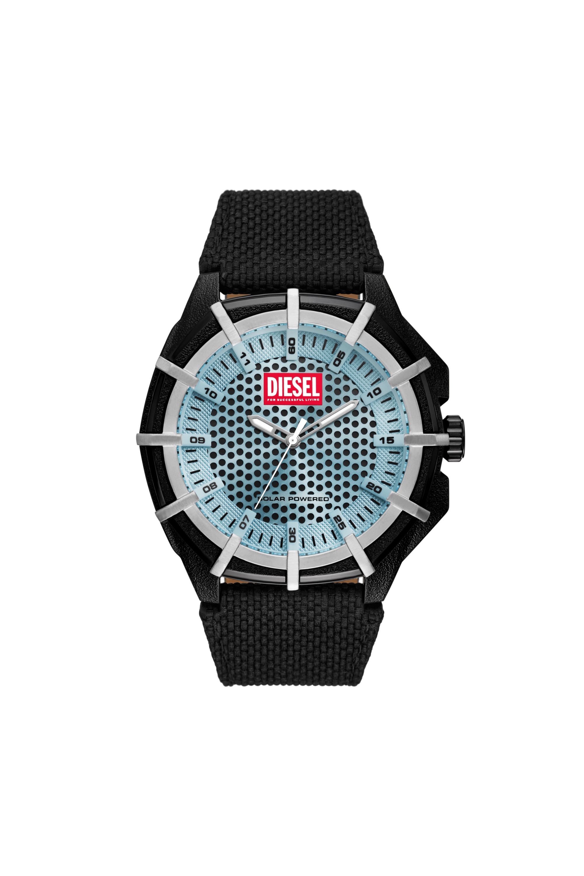 Diesel - DZ4679, Man's Framed solar-powered watch in Black - 1