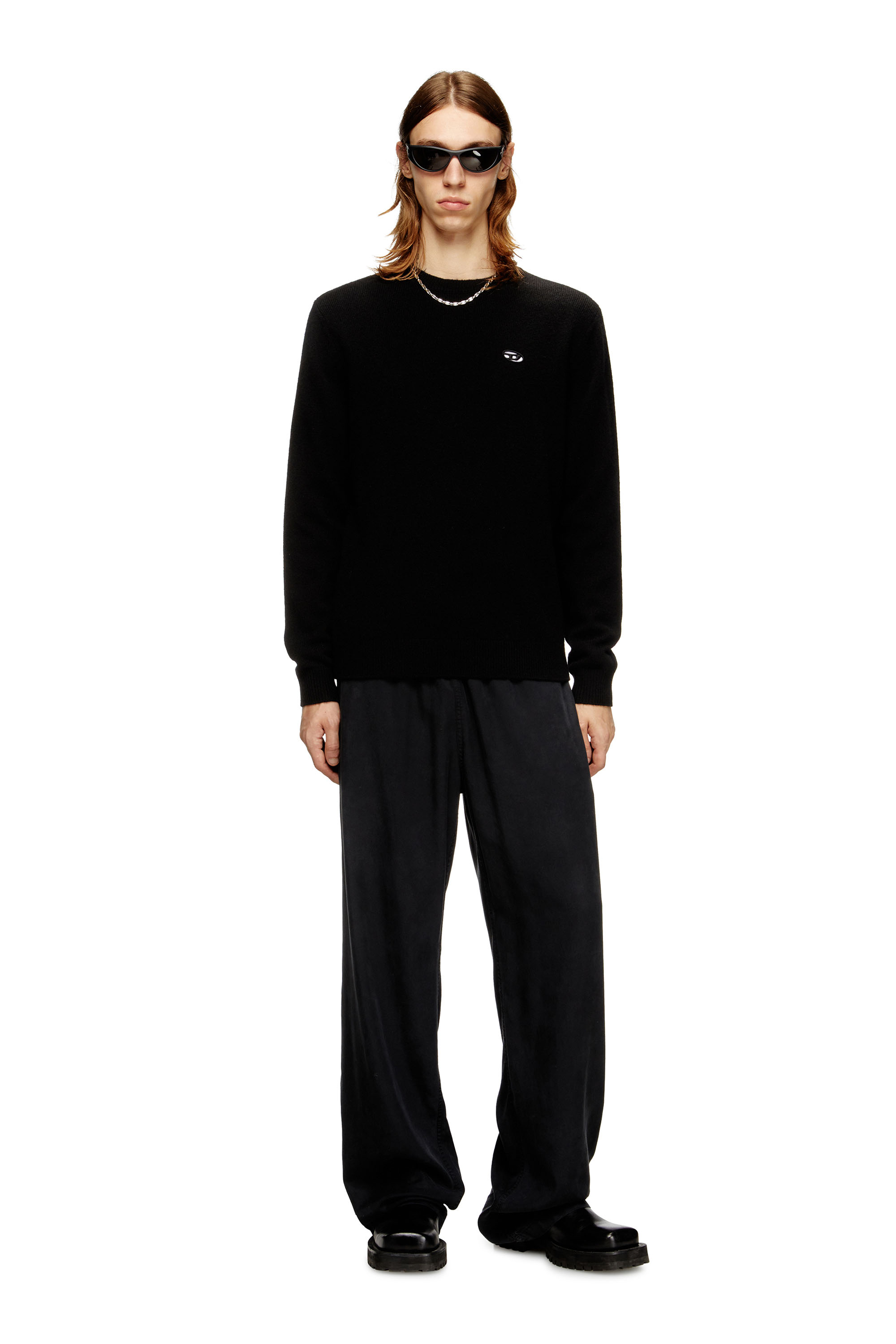 Diesel - K-ARGOL, Man's Wool-cashmere jumper in null - 2