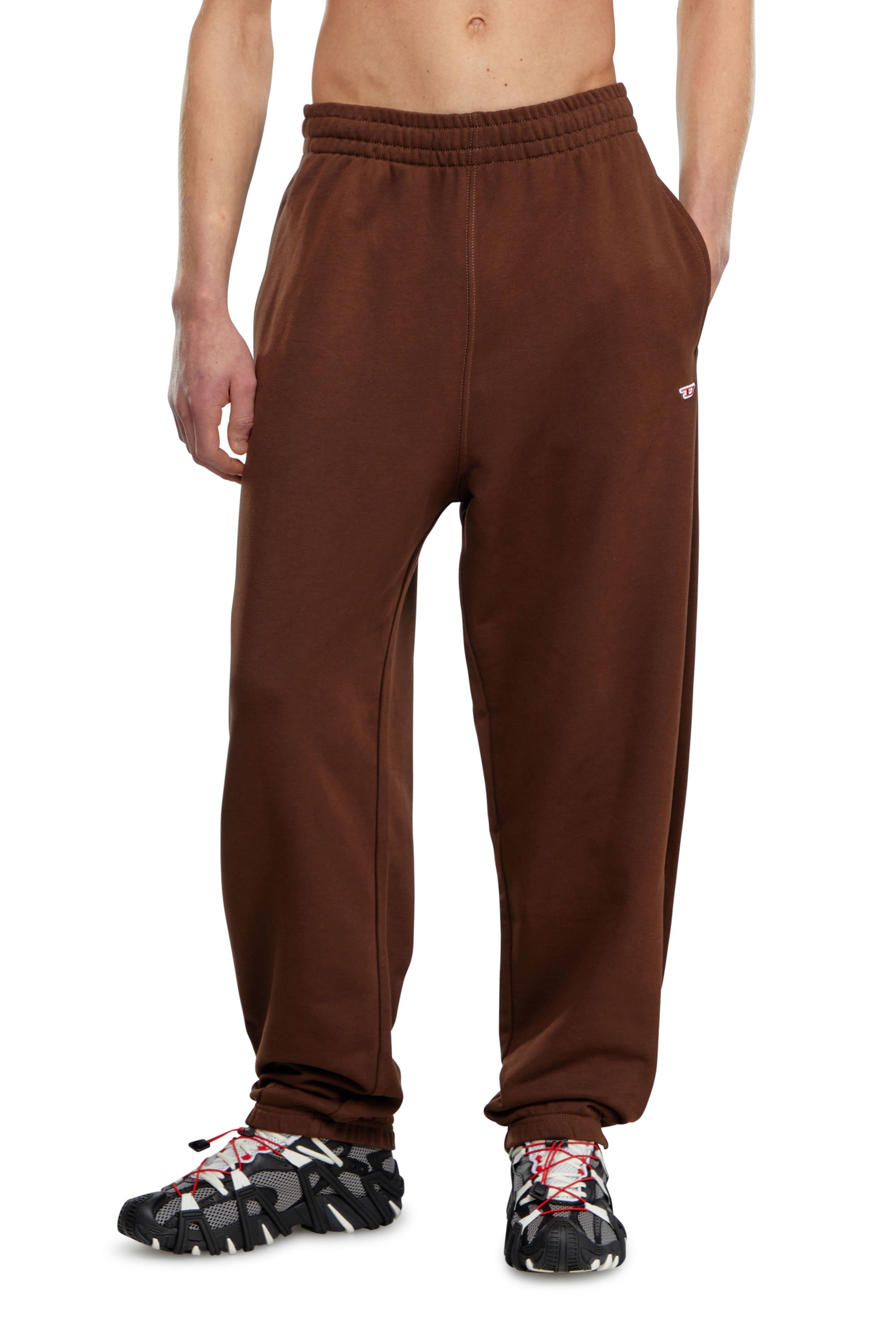 Diesel - P-MARKY-D, Man's Track pants with embroidered D patch in null - 1