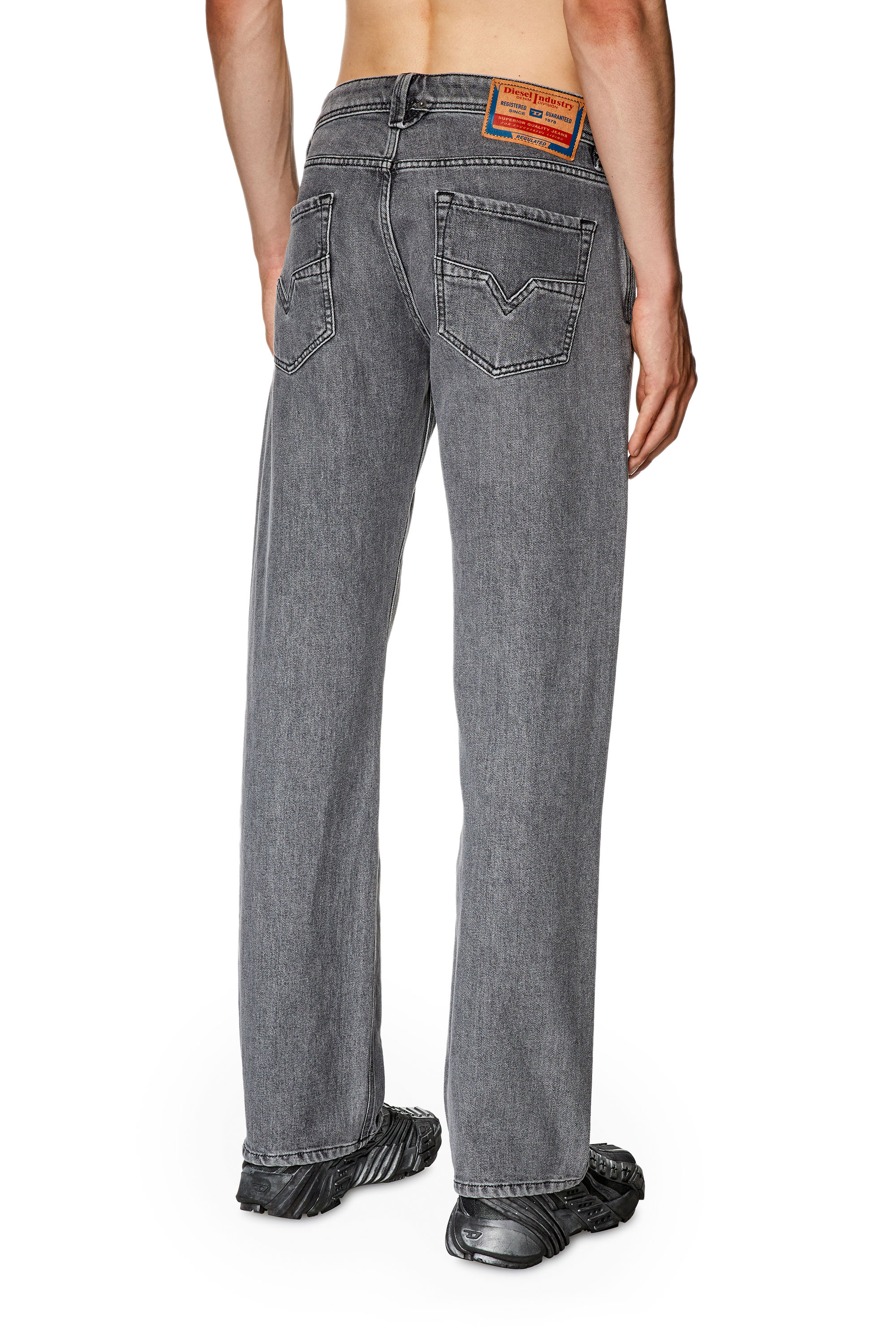Diesel - Straight Jeans 1985 Larkee 09F83, Black/Dark grey - Image 2