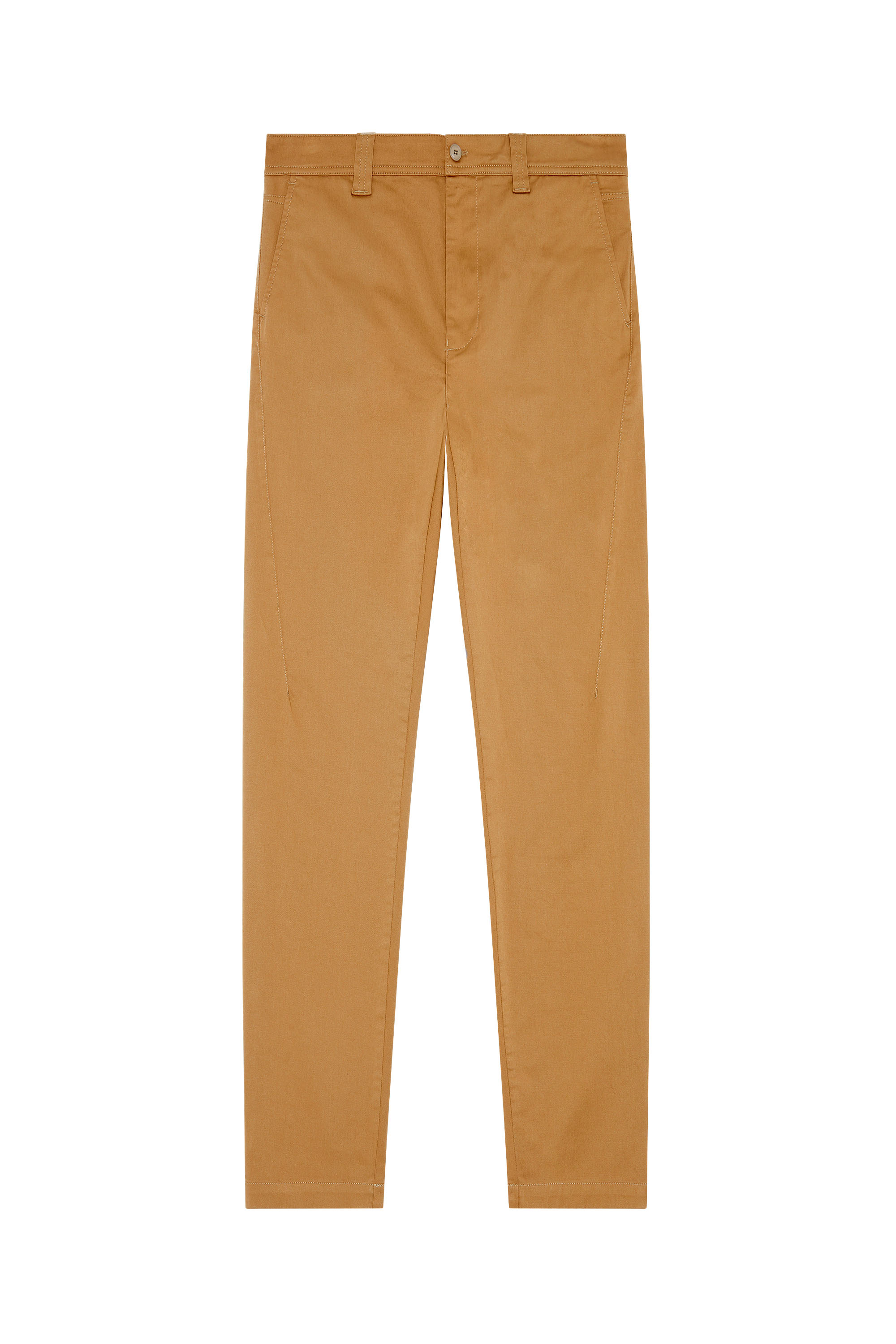 Diesel - P-DEAN, Man Chino pants in cotton gabardine in Brown - Image 3