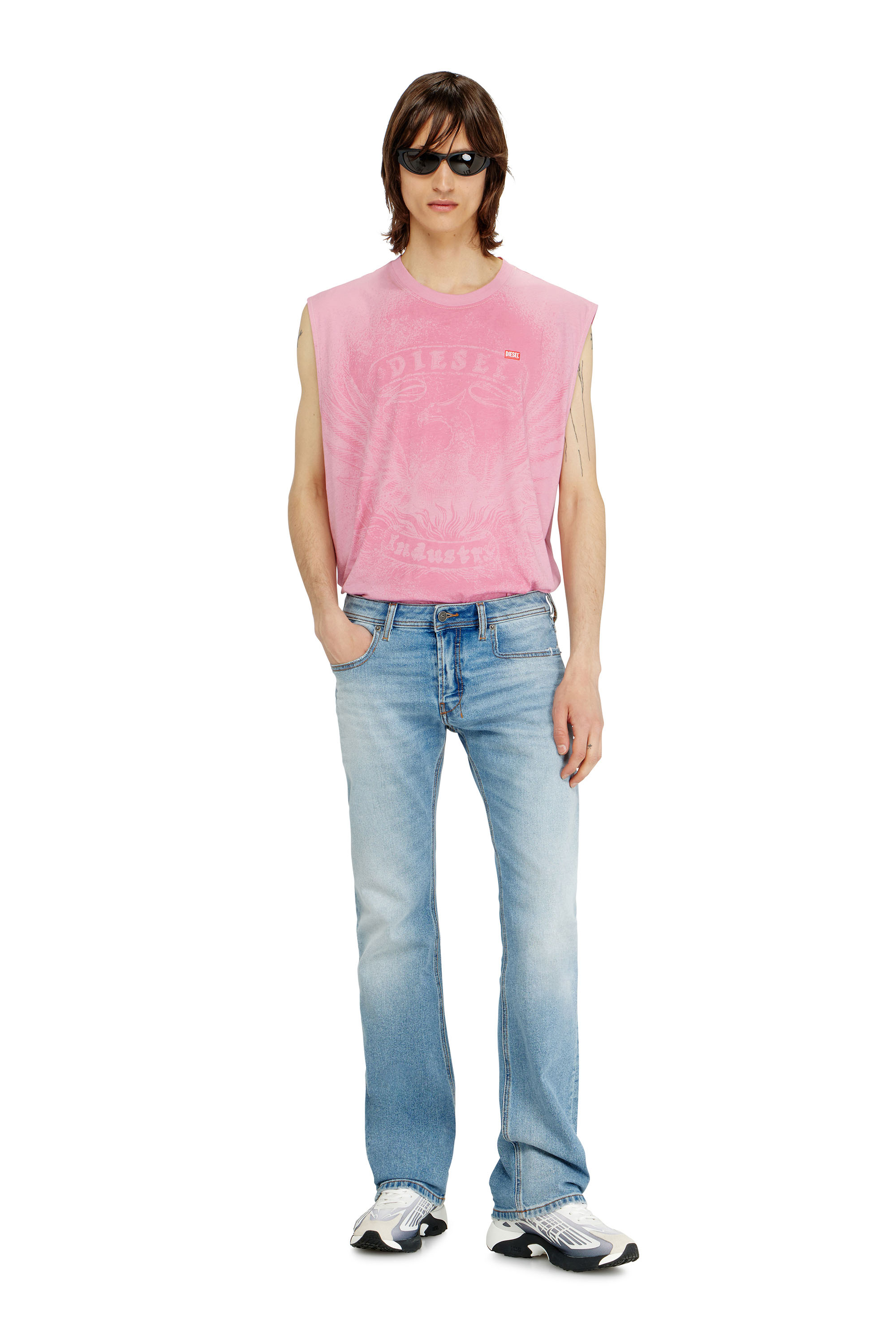 Diesel - Man's Bootcut Jeans 2007 Zatiny 0DBDV, Light Blue - 2