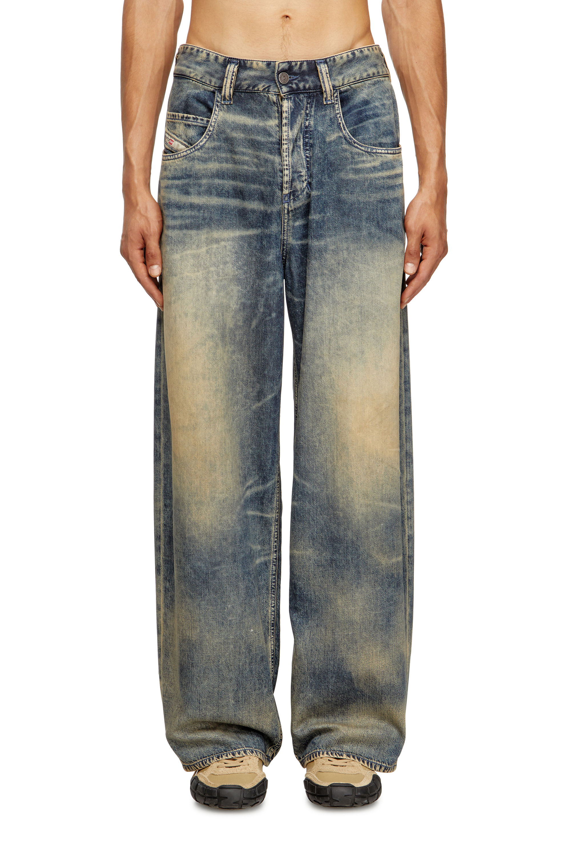 Diesel - Man's Relaxed Jeans 1997 D-Enim-M 0CEBB, Medium blue - 2