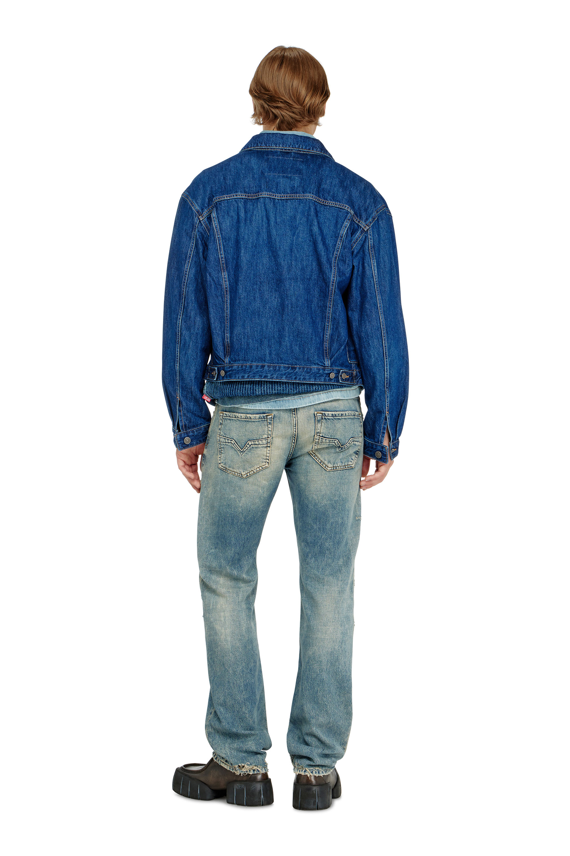 Diesel - Man's Regular Jeans 1985 Larkee 09P62, Medium blue - 4