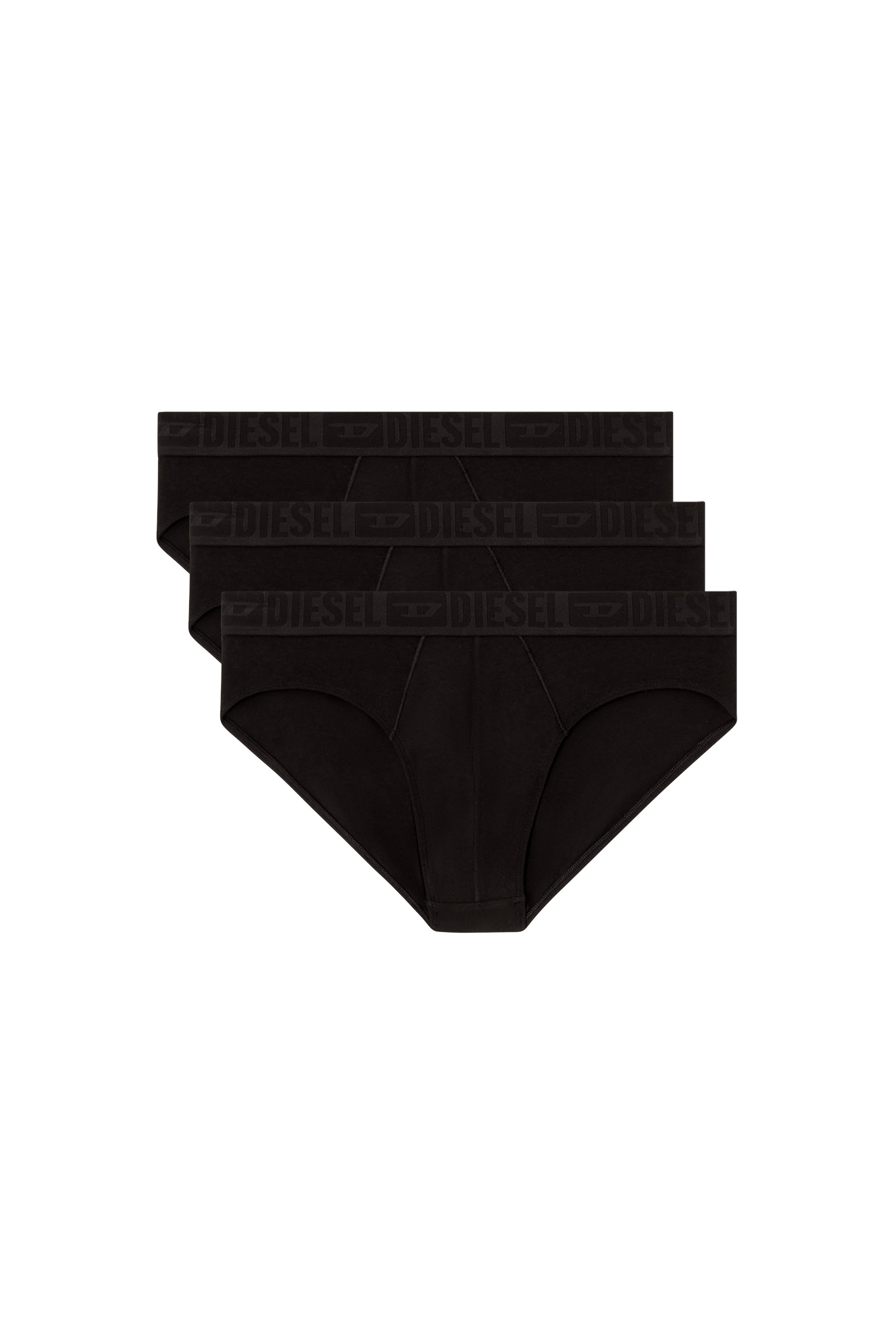 Diesel - ROY-D-MONO-3PACK, Man's Three-pack boxer briefs in Black - 2