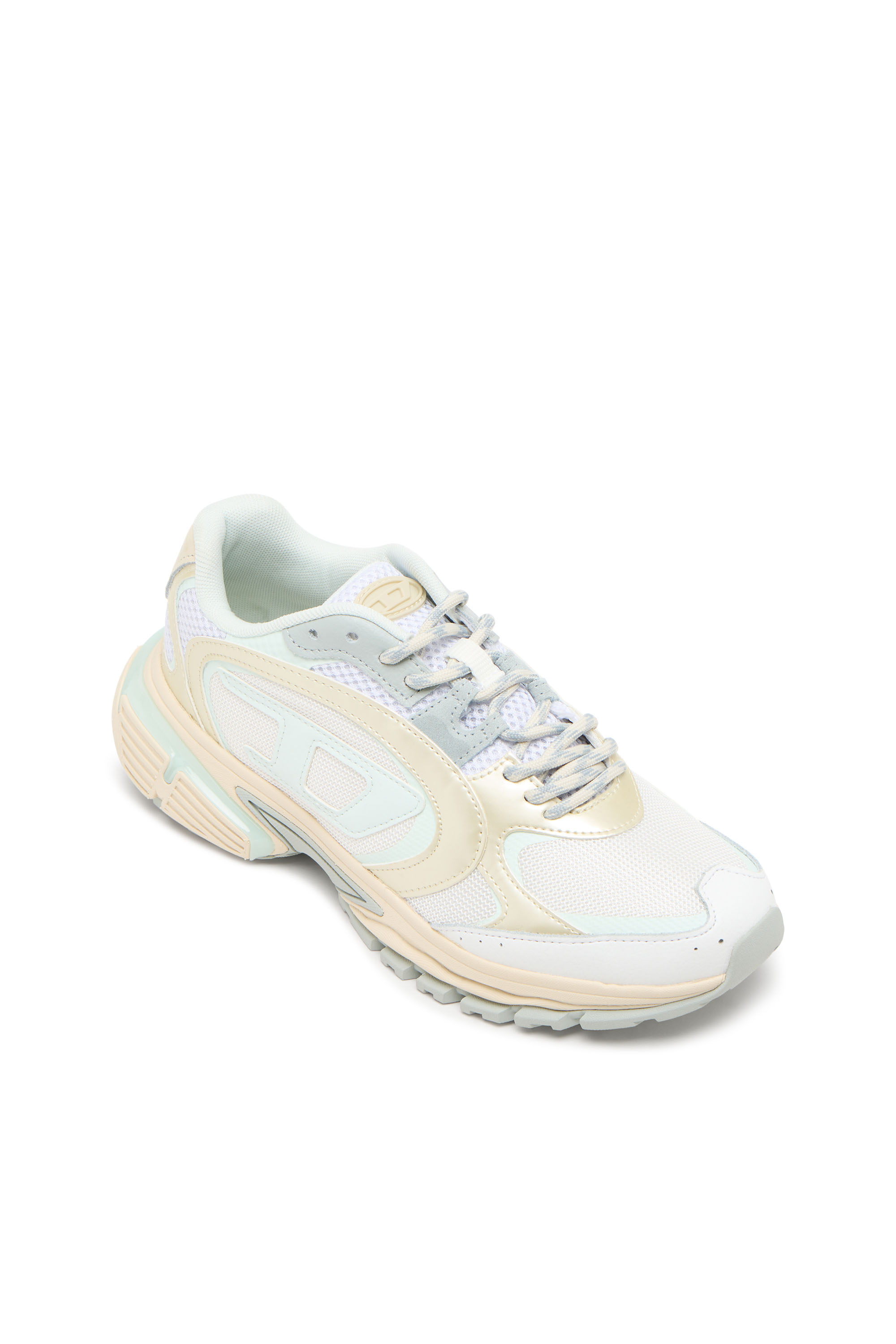 Diesel - S-PRO-V-DENSE LOW W, Woman's S-D-Runner X running shoes with metallic details in White - 6