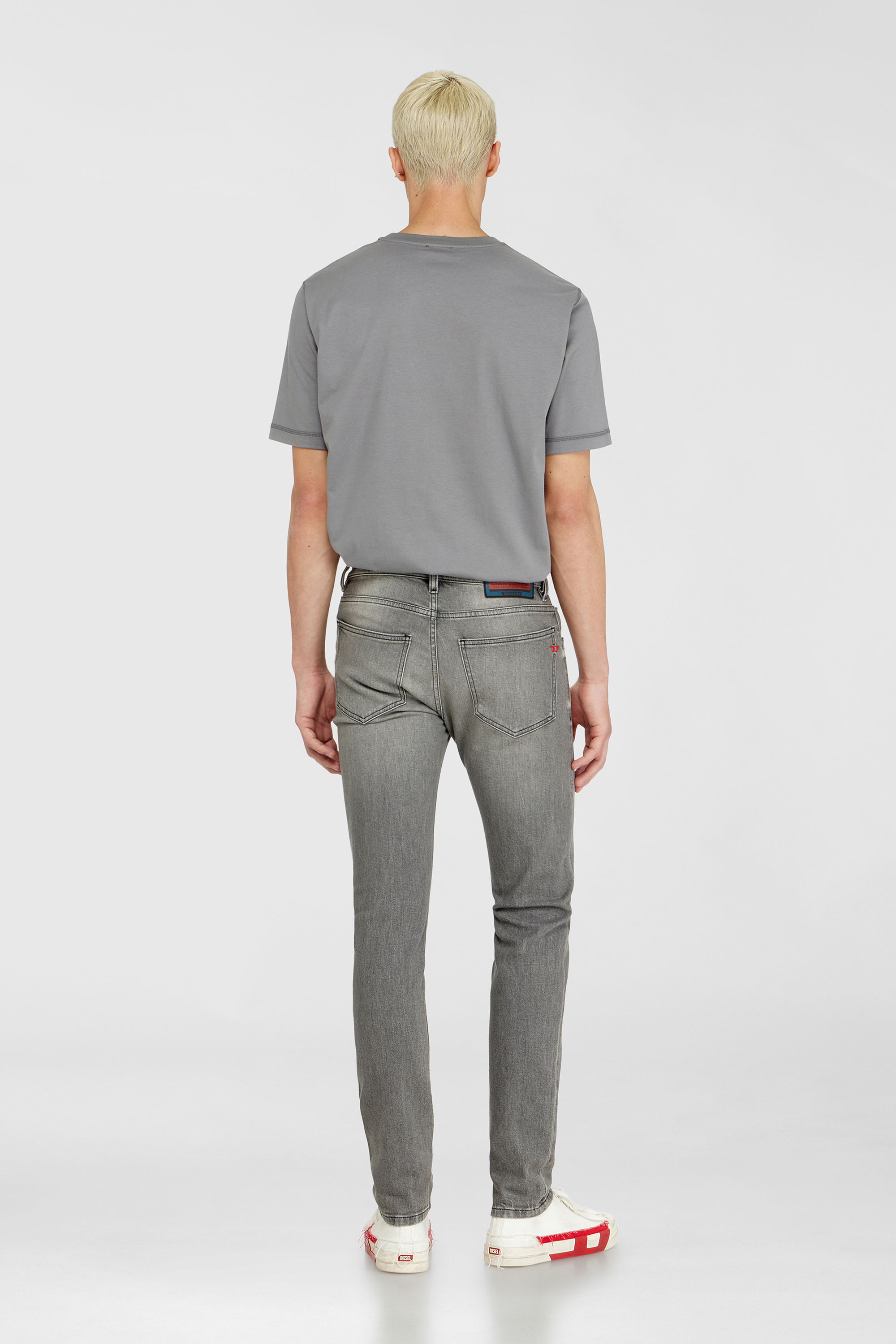 Diesel - Man's Slim Jeans 2019 D-Strukt 0KBBL, Light Grey - 3
