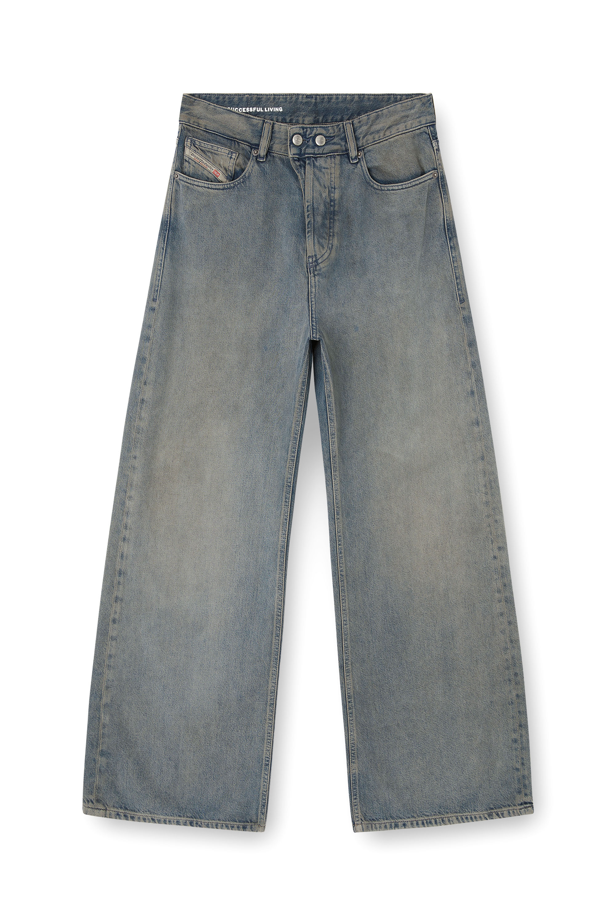 Diesel - Woman's Relaxed Jeans 1996 D-Sire 09N24, Medium blue - 3