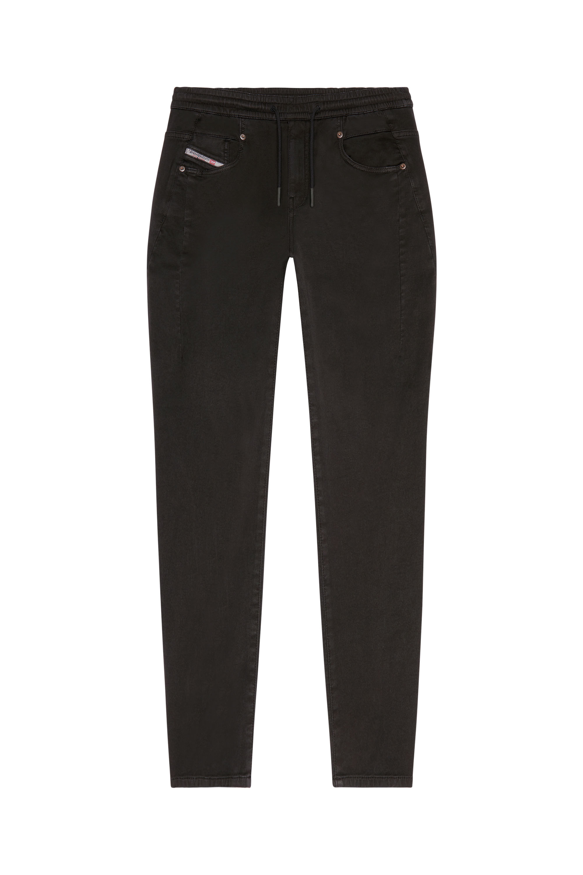 Diesel - Boyfriend Fayza JoggJeans® 068DY, Black/Dark grey - Image 5