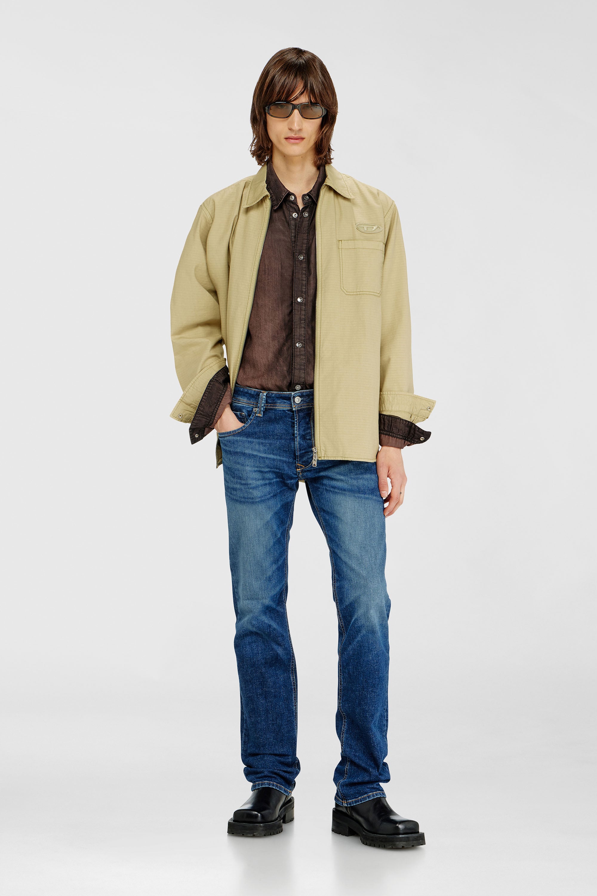 Diesel - Man's Regular Jeans 1985 Larkee 09J47, Dark Blue - 2