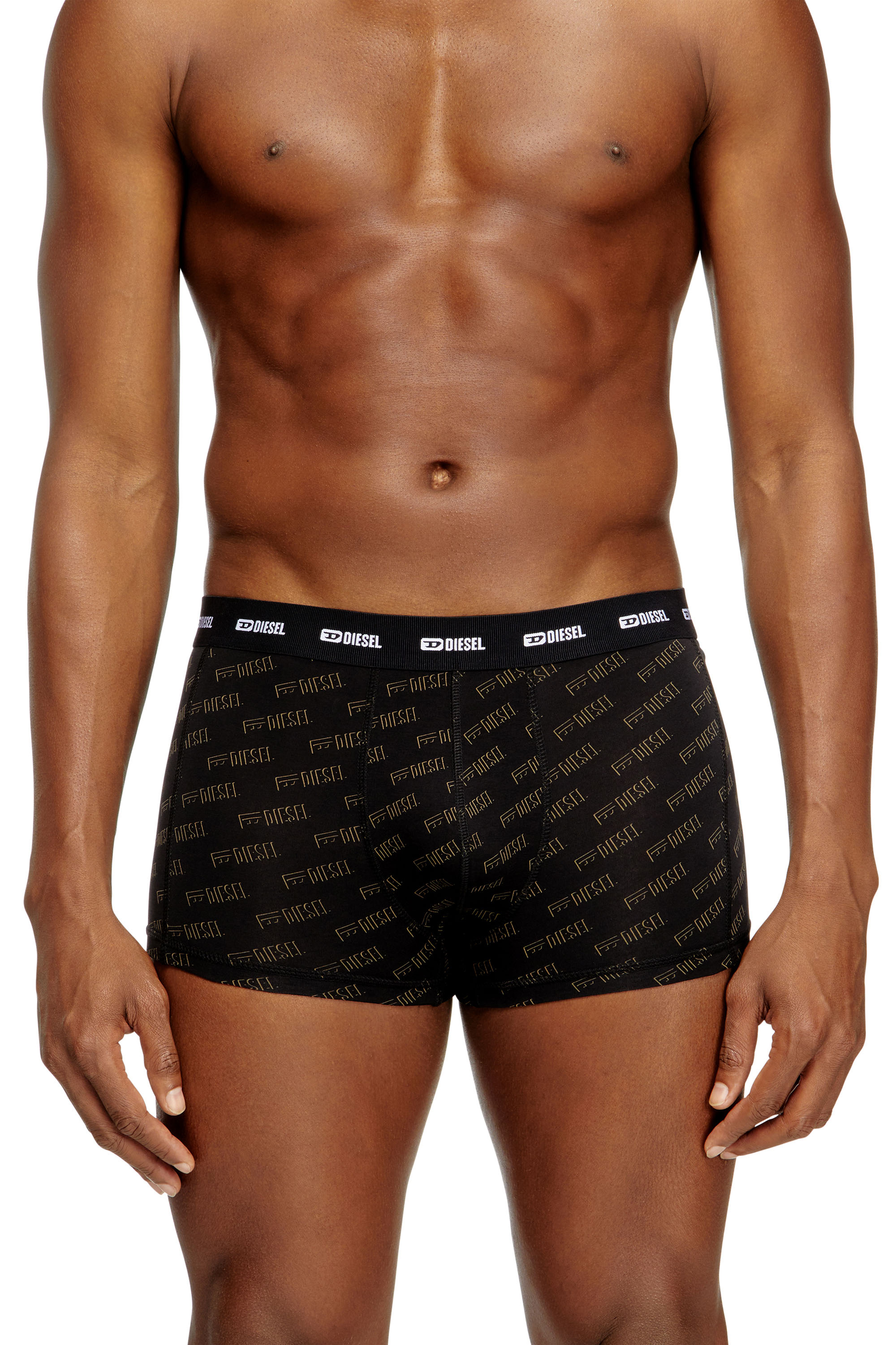 Diesel - DAMIEN-UTLT-3PACK, Man's 3-pack boxer briefs with stylised logo in Black - 2