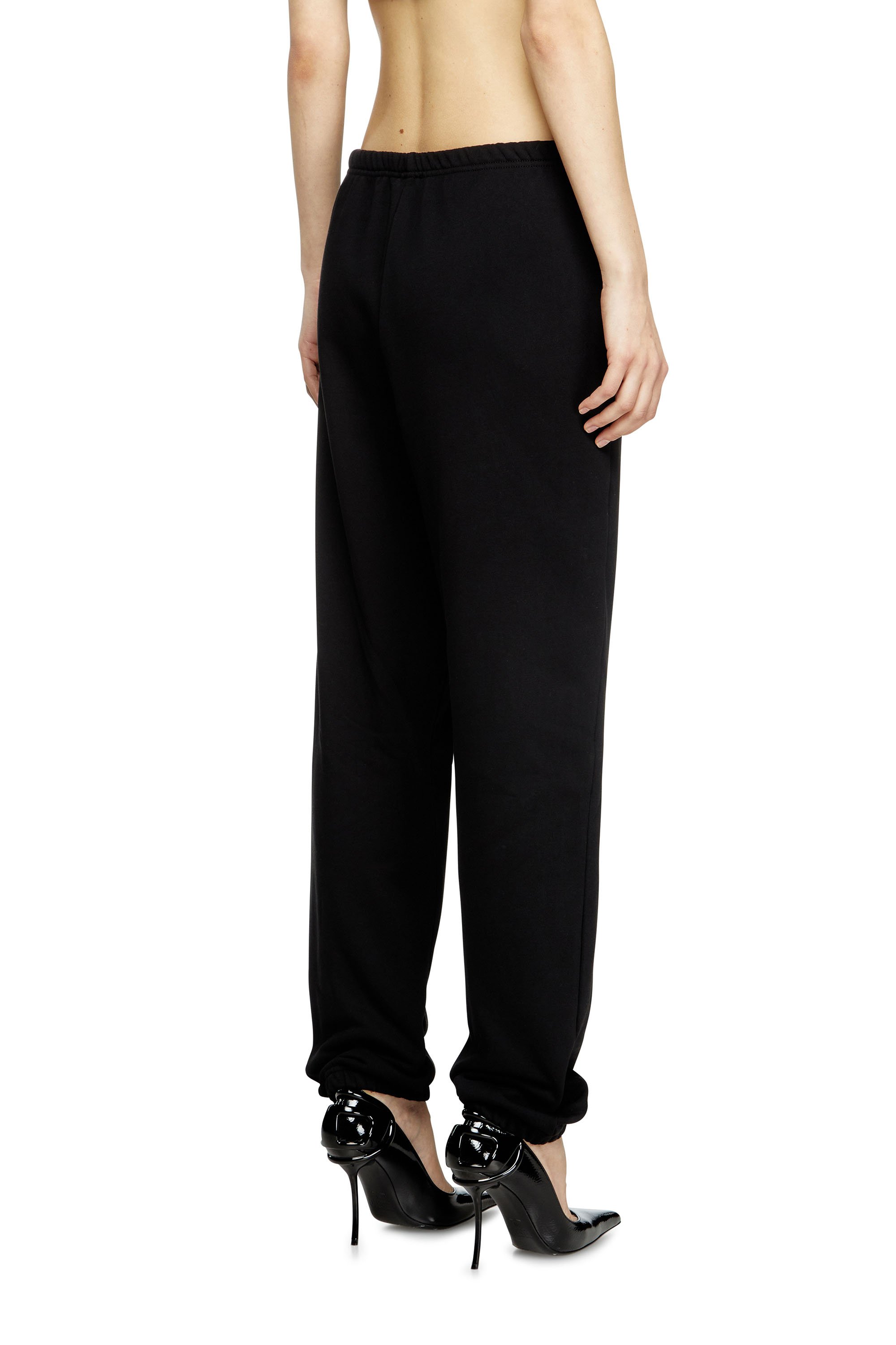 Diesel - P-LACYN-OD, Woman's Sweatpants with metal-effect Oval D logo in Black - 4
