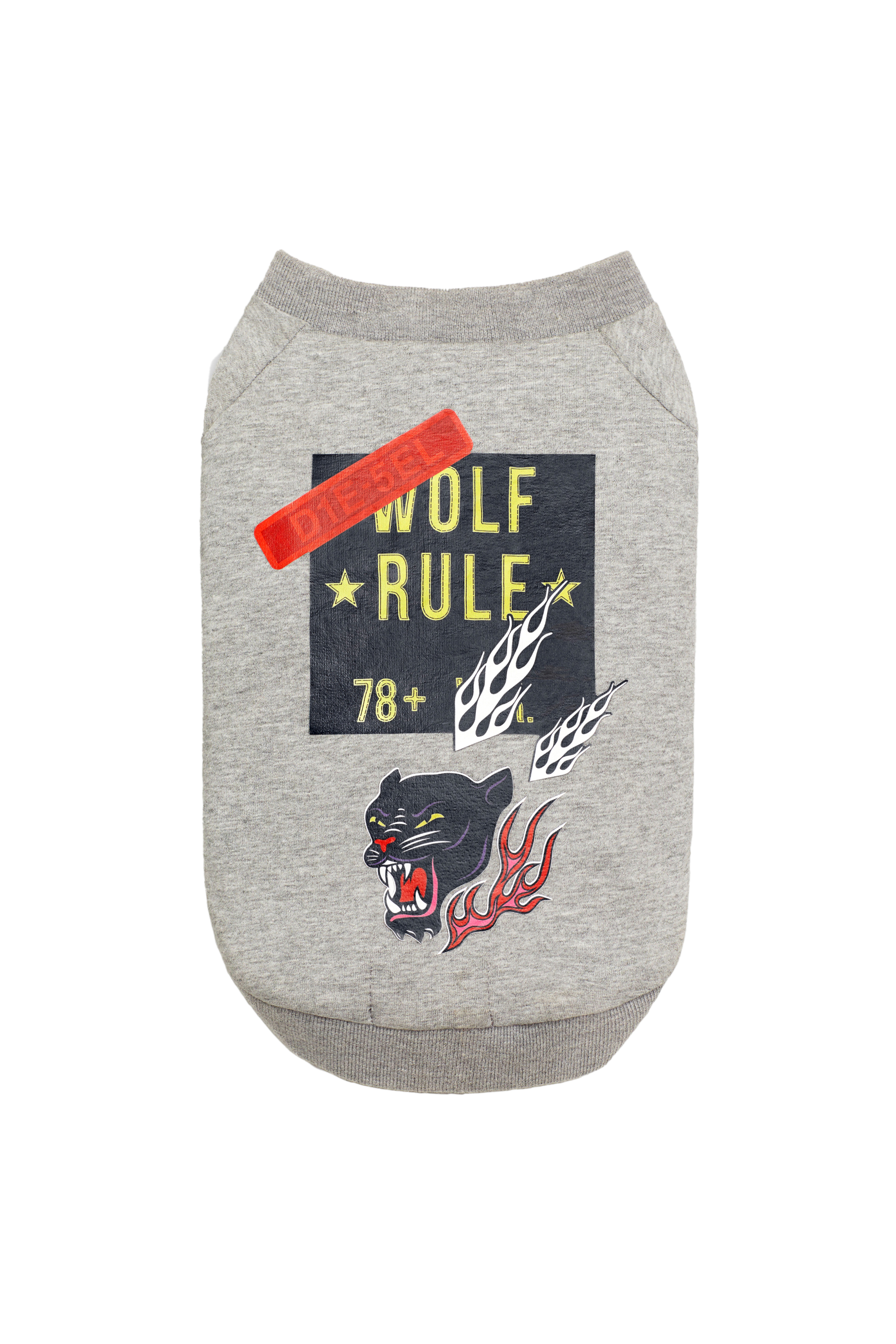 Diesel - PET-WOLF-GRY, Grey - Image 1