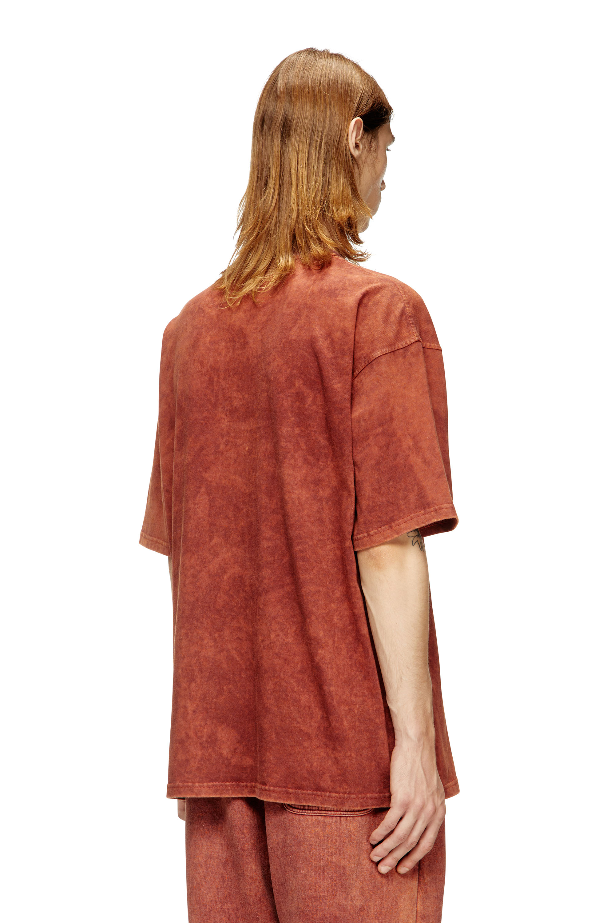 Diesel - T-BOXT-T4, Man's Jersey t-shirt with logo in Brown - 4