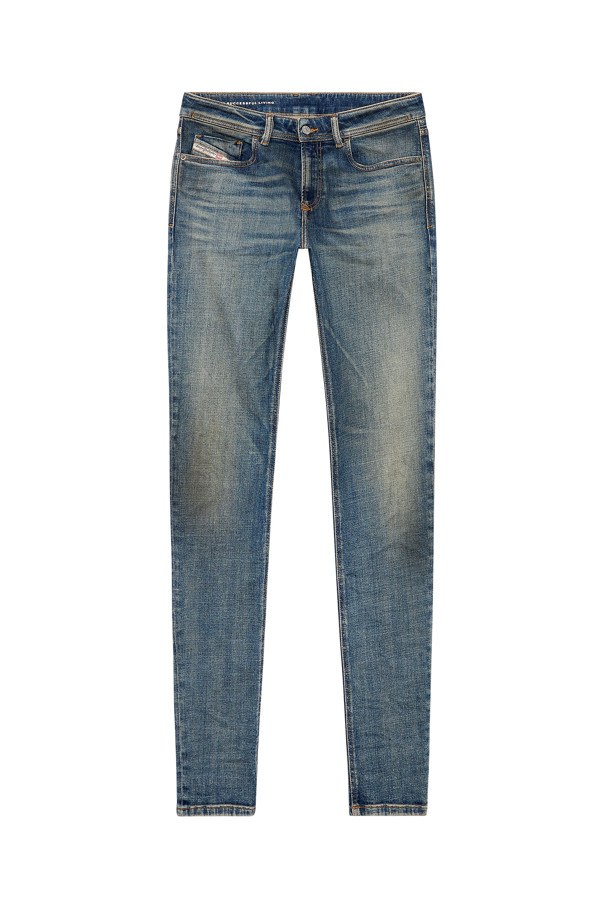 Diesel - Skinny Jeans 1979 Sleenker 09H69, Dark Blue - Image 5