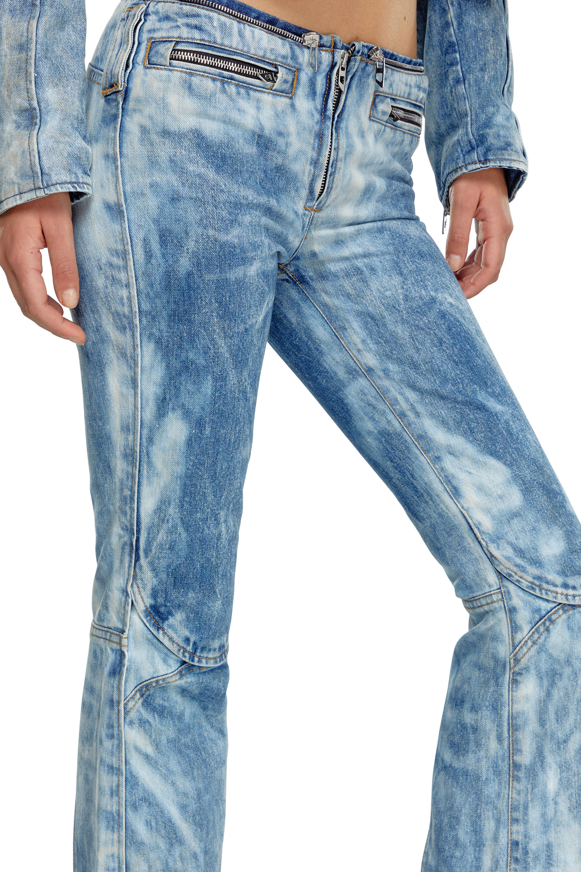 Diesel - Straight Jeans D-Gen 0PGAM, Light Blue - Image 4