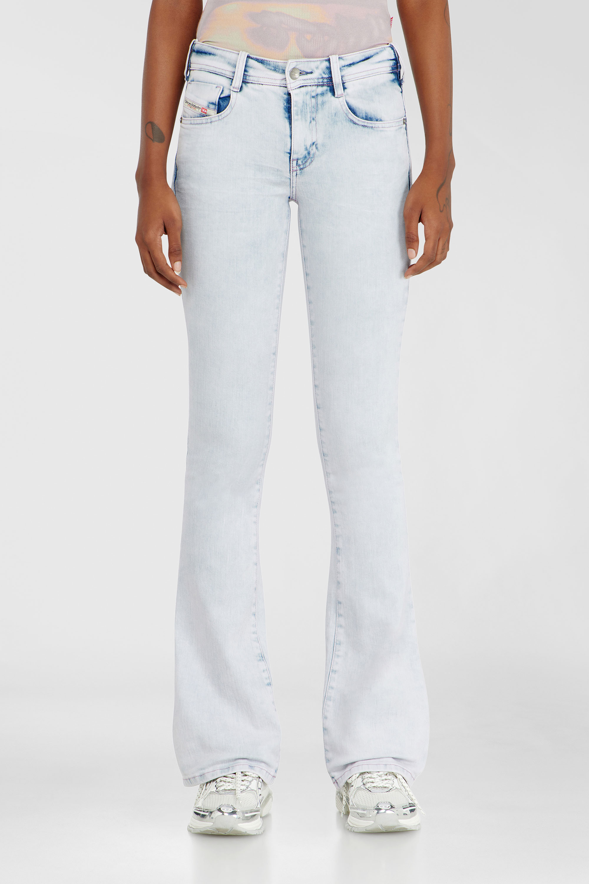 Diesel - Woman's Bootcut Jeans 1969 D-Ebbey 0HDBH, Light Blue - 4