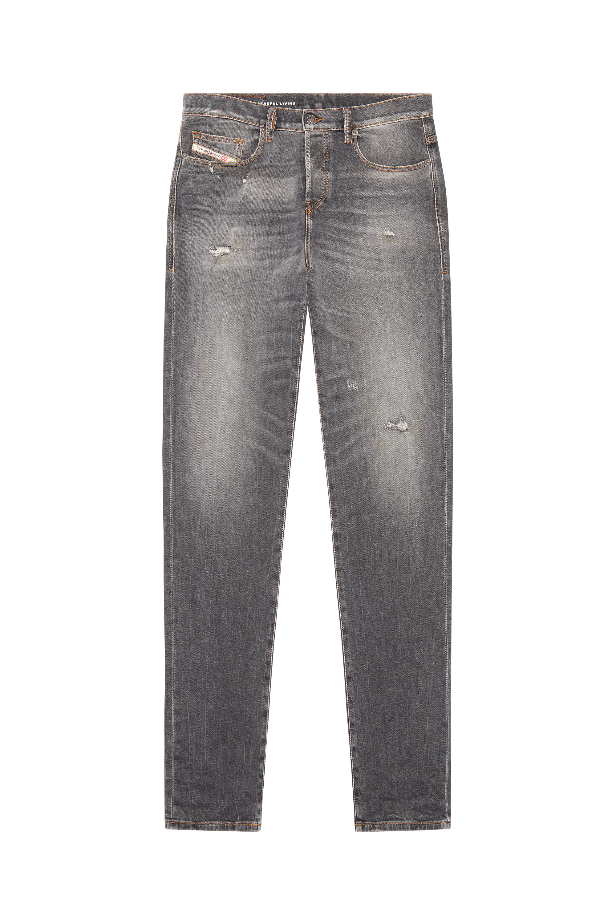 Diesel - Straight Jeans 2020 D-Viker 09G21, Black/Dark grey - Image 5