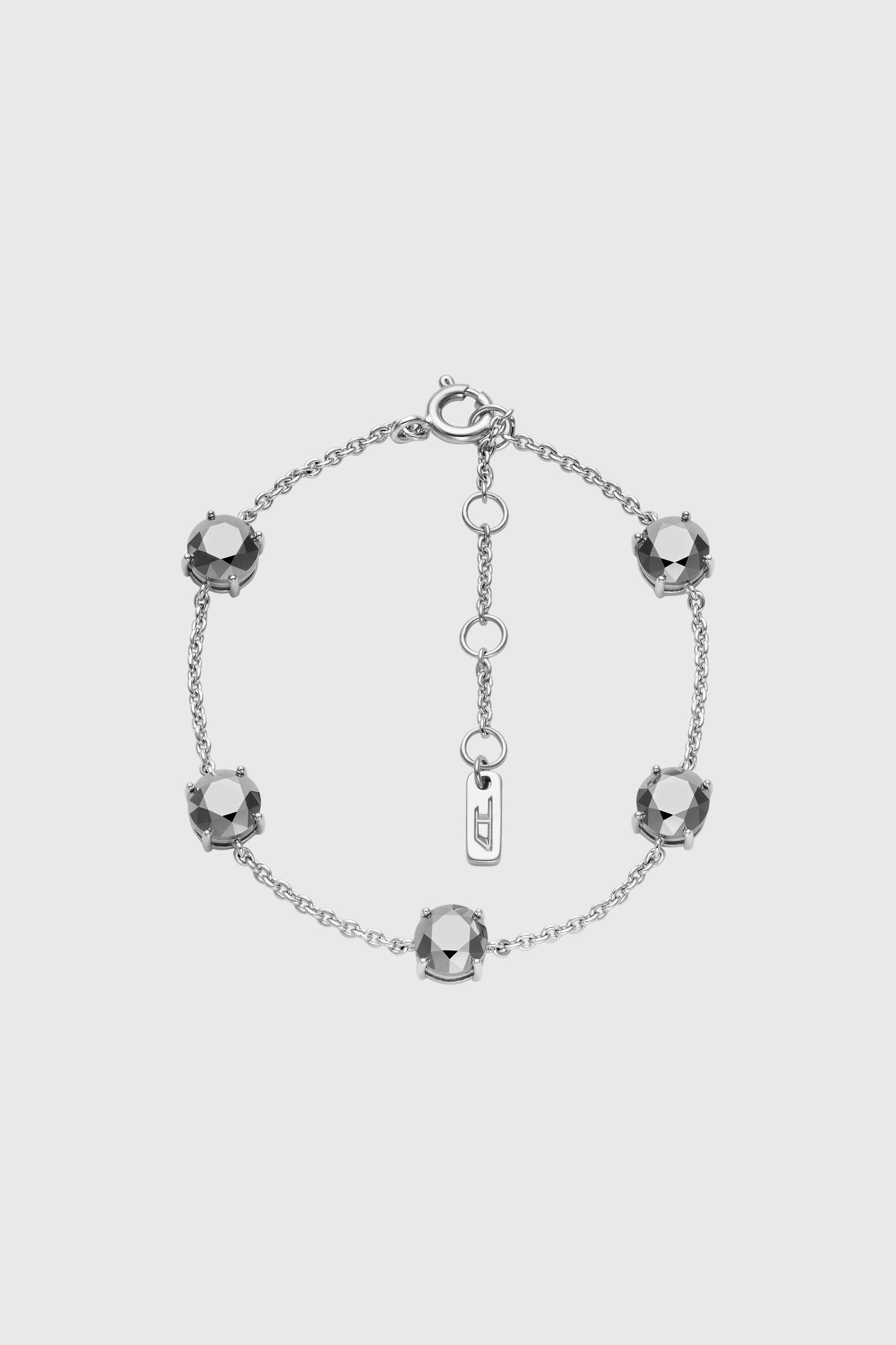 Diesel - DL1358040 STERLING SILVER JEWEL, Unisex's Sterling Silver Chain Bracelet in Silver - 1