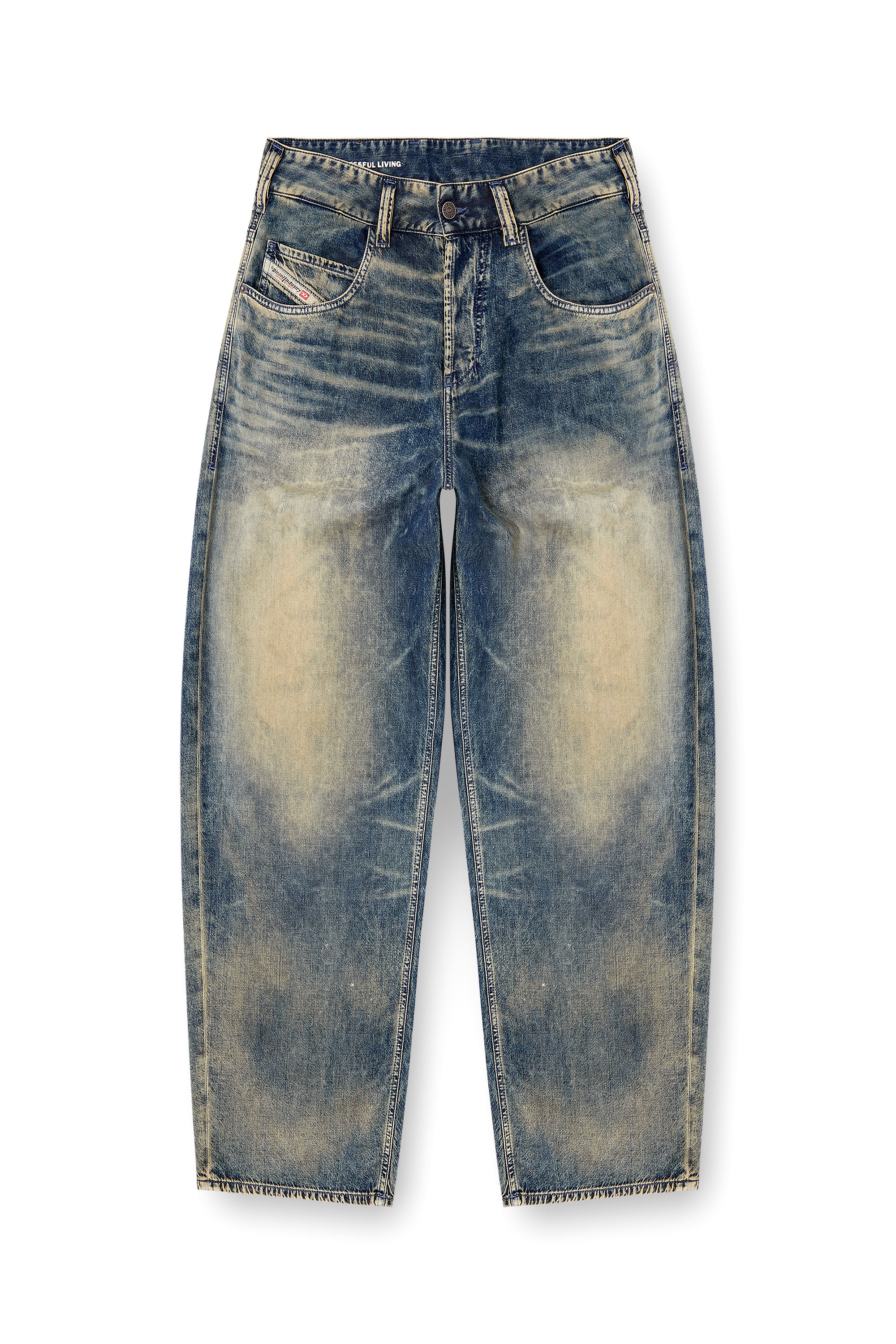 Diesel - Man's Relaxed Jeans 1997 D-Enim-M 0CEBB, Medium blue - 3