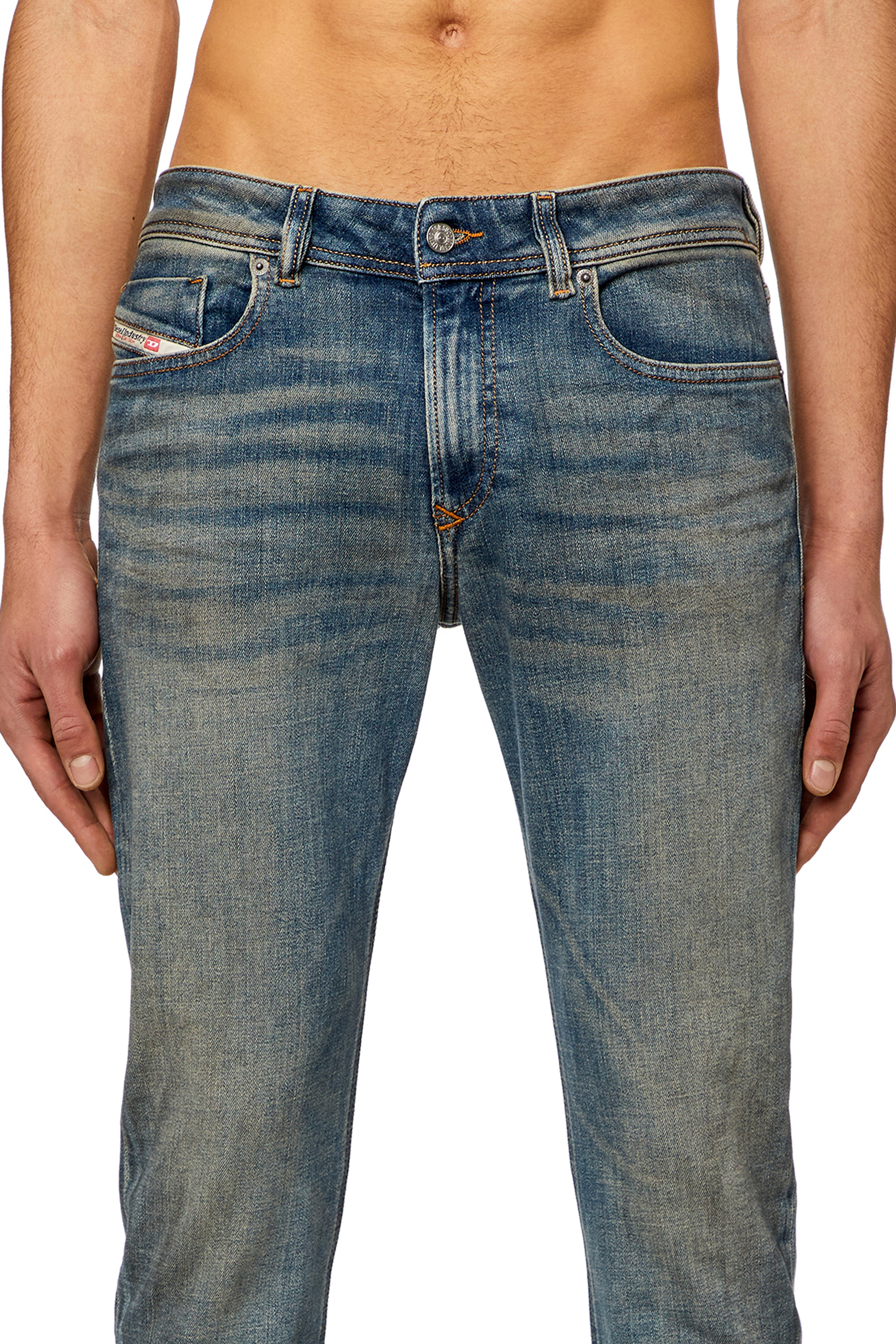 Diesel - Skinny Jeans 1979 Sleenker 09H69, Dark Blue - Image 4