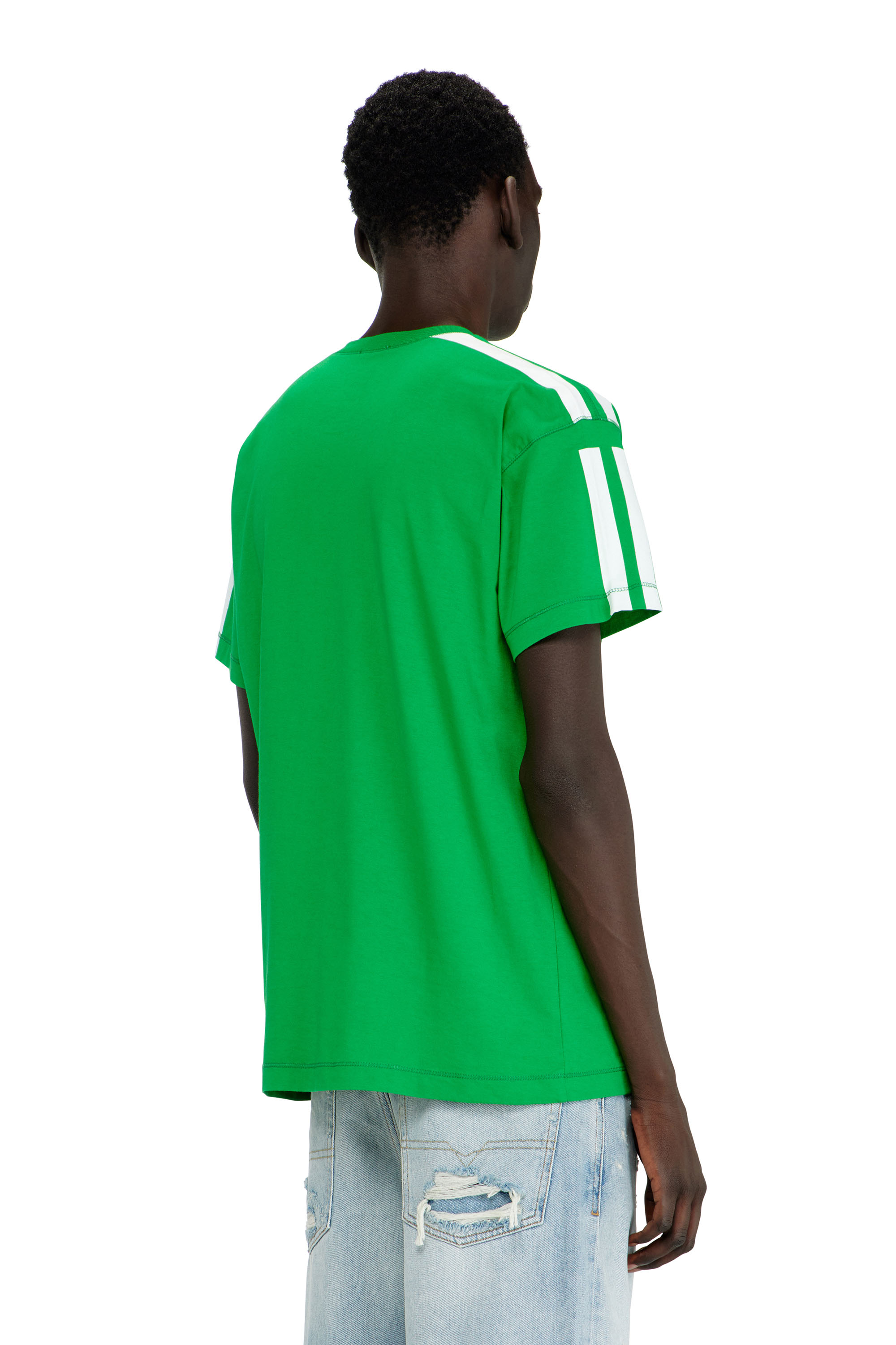 Diesel - T-NORM-V12, Man's Cotton T-shirt with contrast graphic prints in null - 4