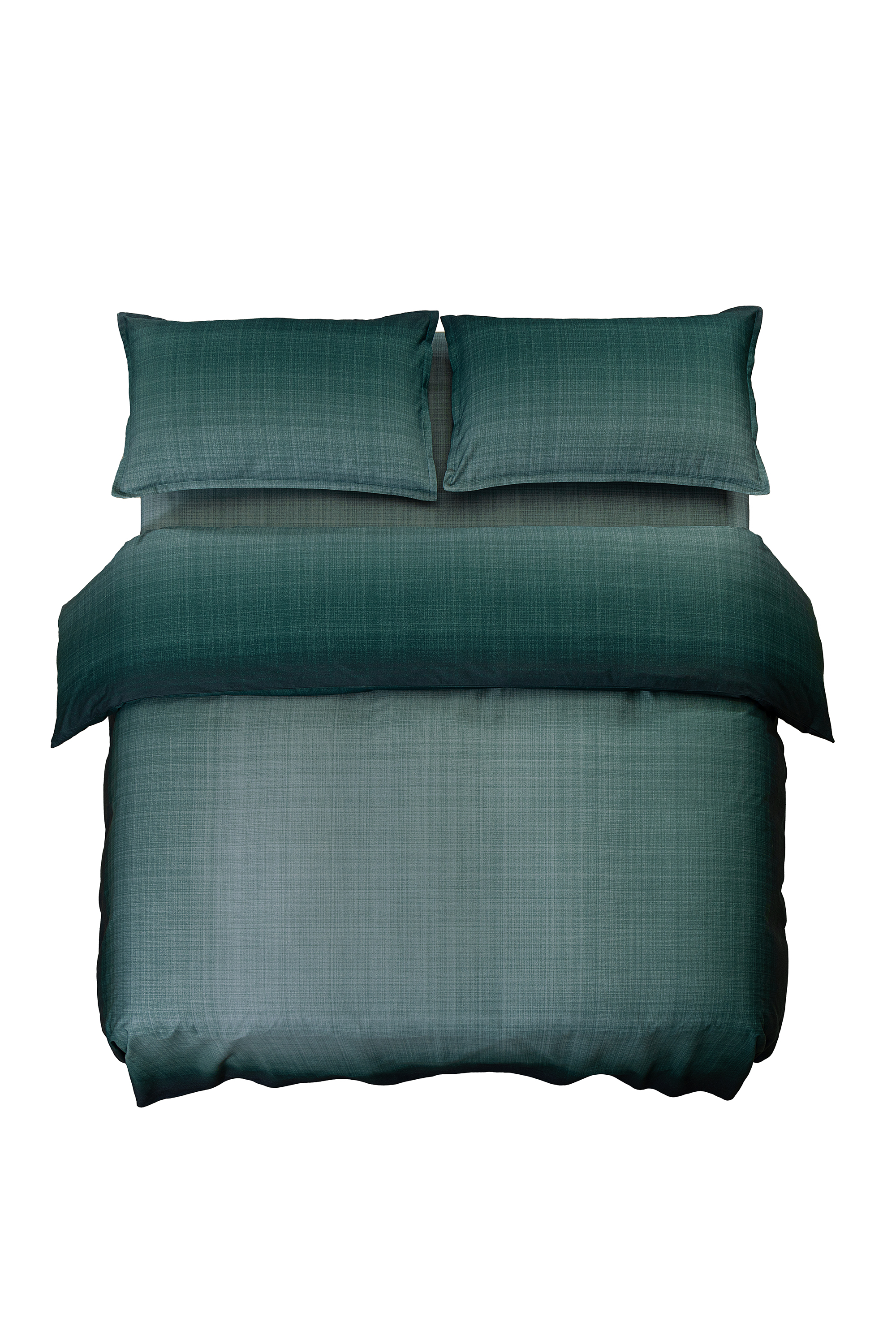 Diesel - 1016269  IRIDESCENT BLUE DUVET COVER SET, Unisex's Percale duvet cover parure  for a queen-size bed in Green - 1