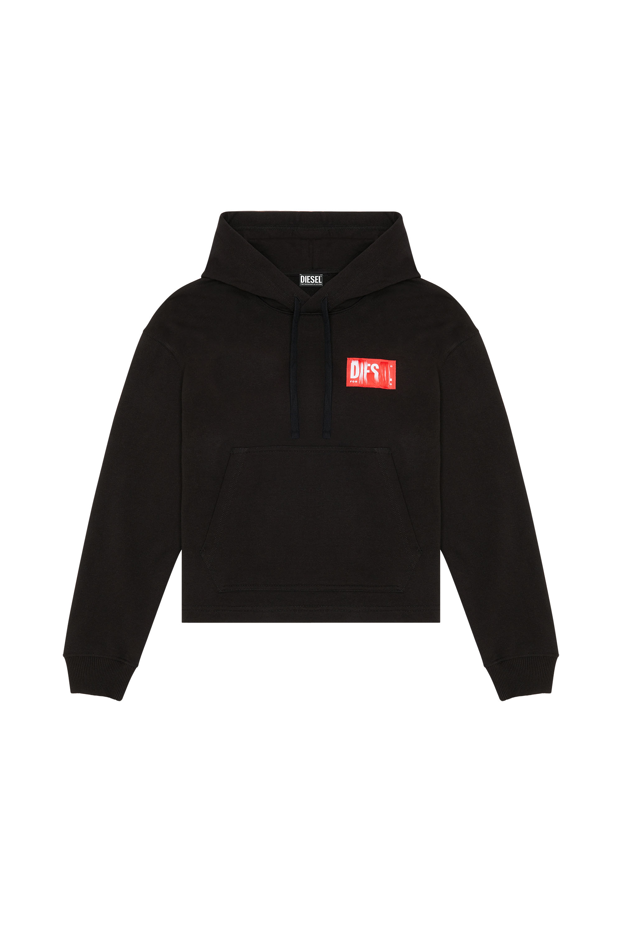 Diesel - F-JARALABEL-HOOD, Black - Image 3