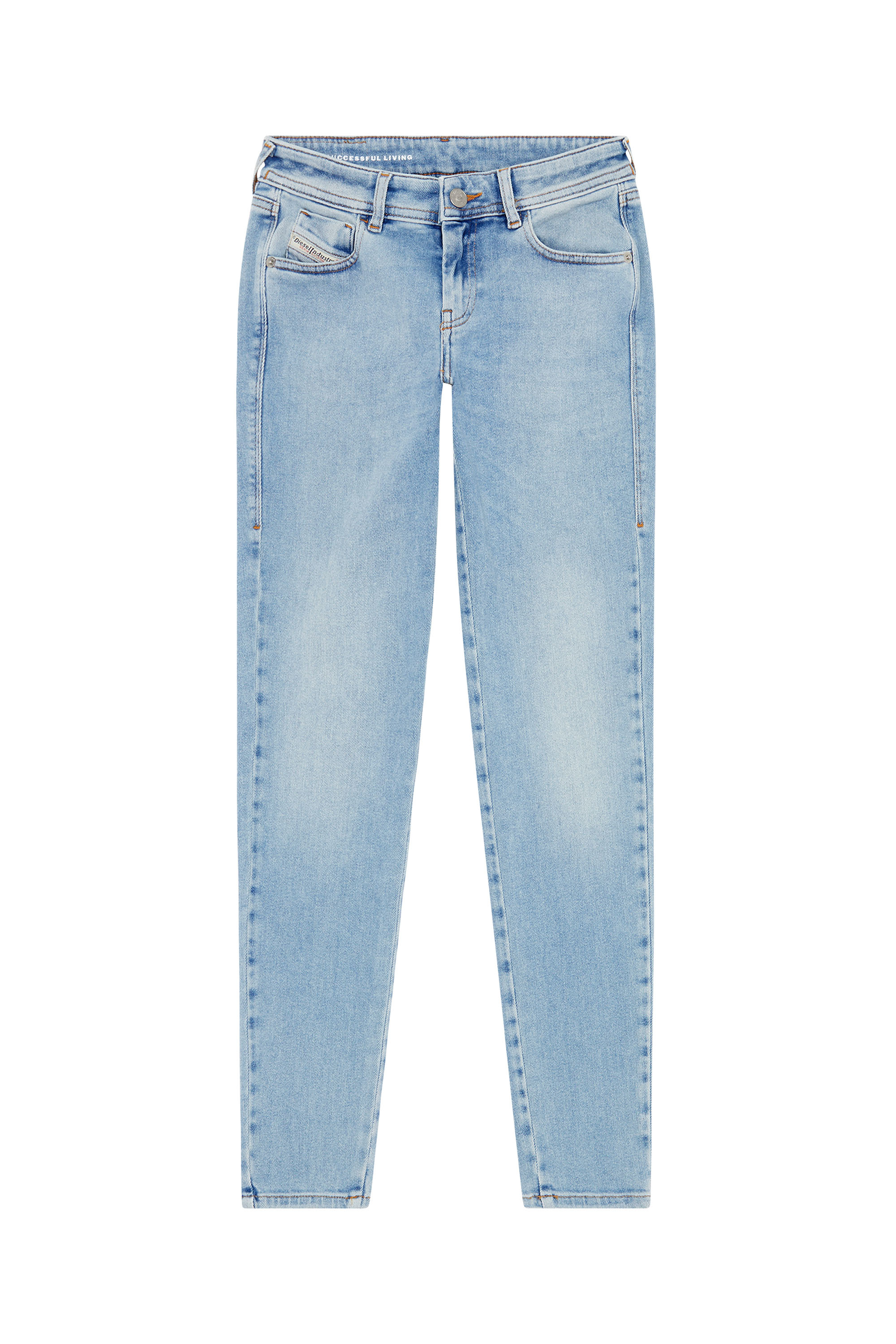 Diesel - Super skinny Jeans 2018 Slandy-Low 09F87, Light Blue - Image 5