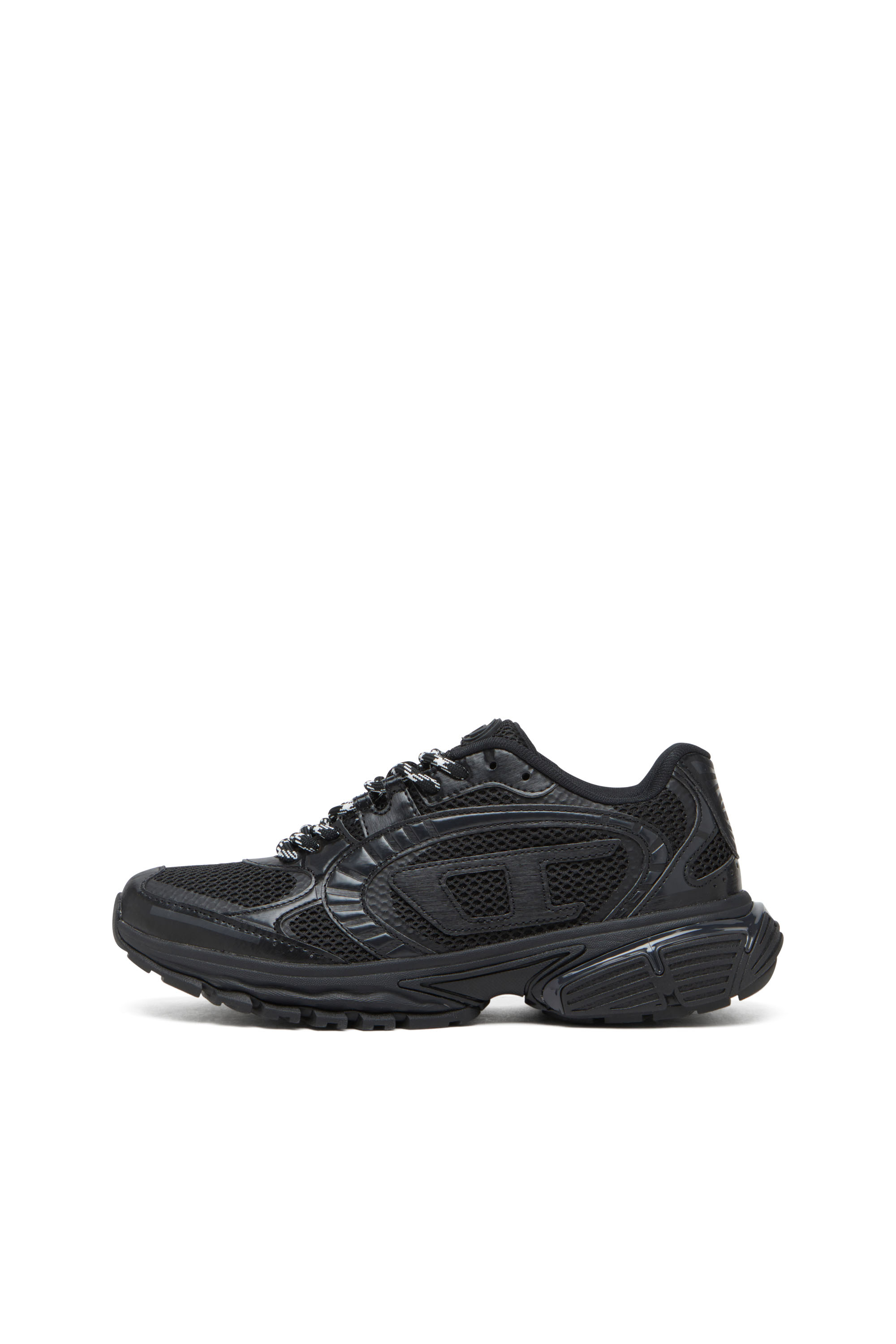 S-PRO-V-DENSE LOW, Black Diesel - S-PRO-V-DENSE LOW, Man's S-Pro-V-Dense-Mesh sneakers with Oval D logo in Black - 8
