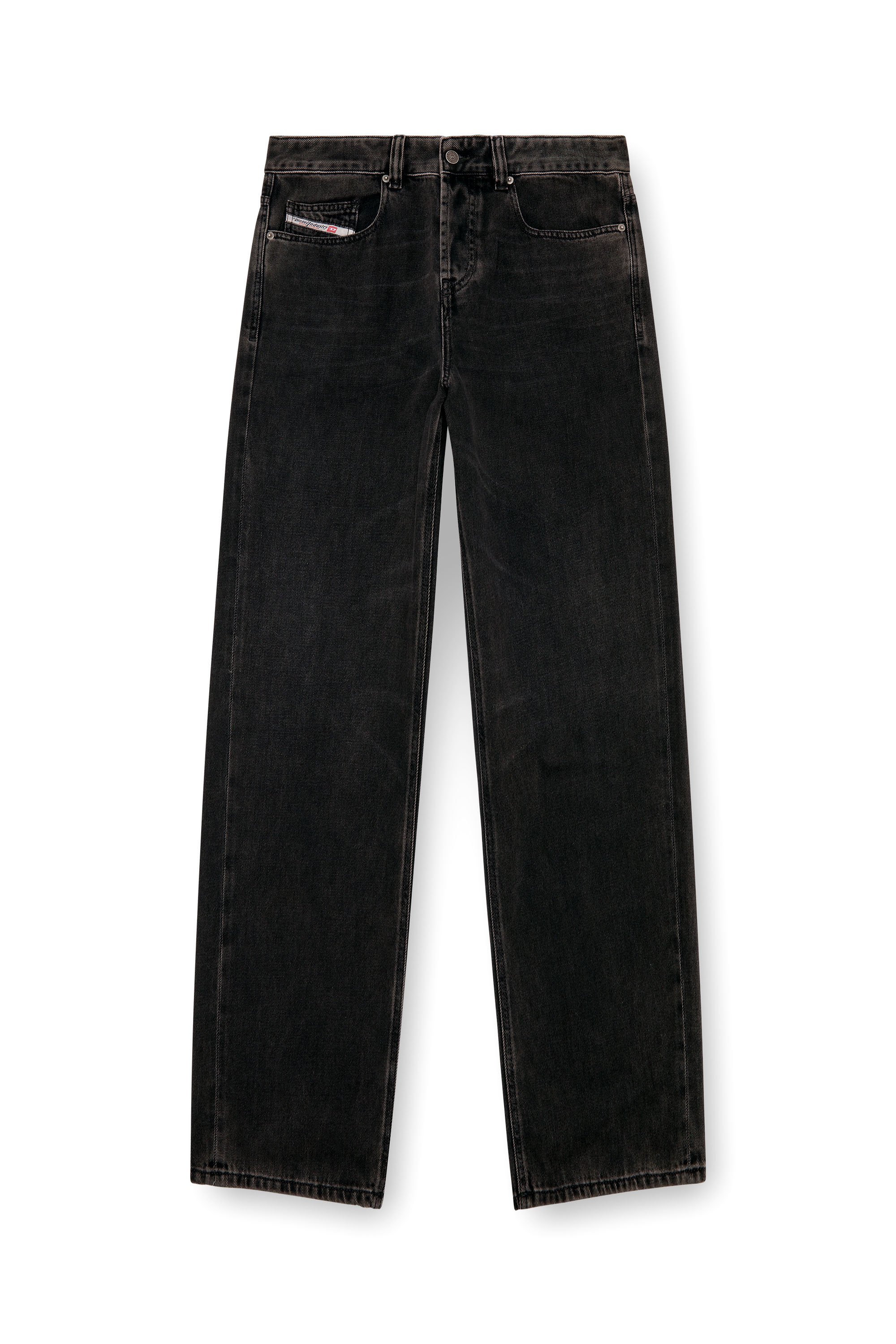 Diesel - Man's Straight Jeans 2001 D-Macro 09I35, Black/Dark grey - 3