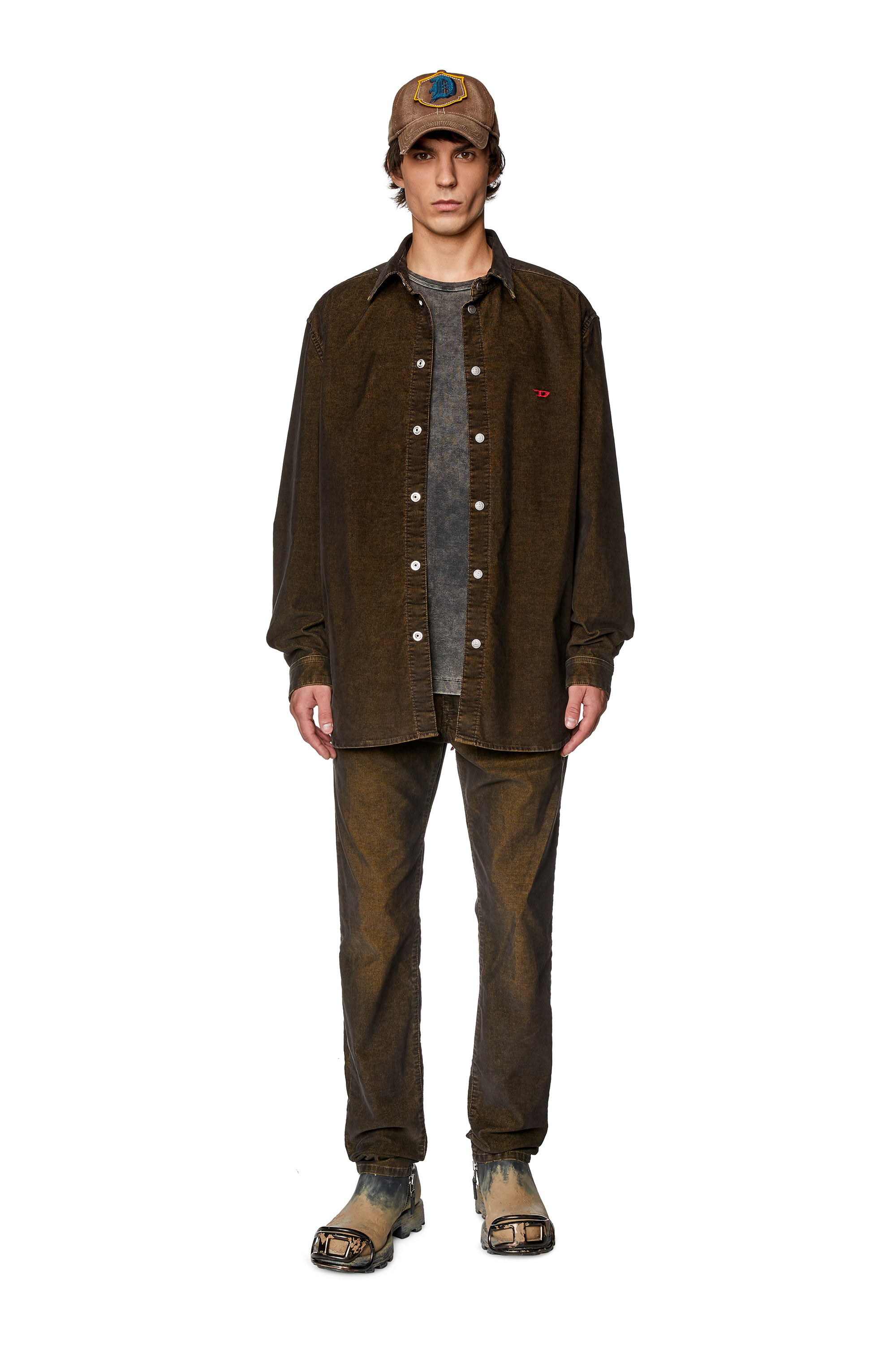Diesel - Slim Jeans 2019 D-Strukt 003GJ, Brown - Image 9