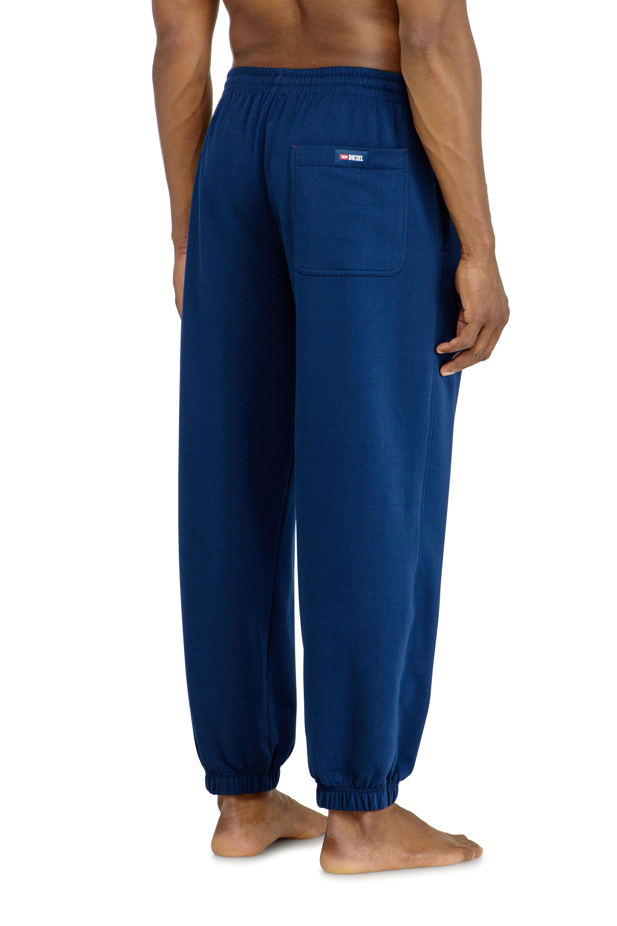 Diesel - LENNY-D-CORE, Man's Sweatpants in peached cotton blend in Blue - 3