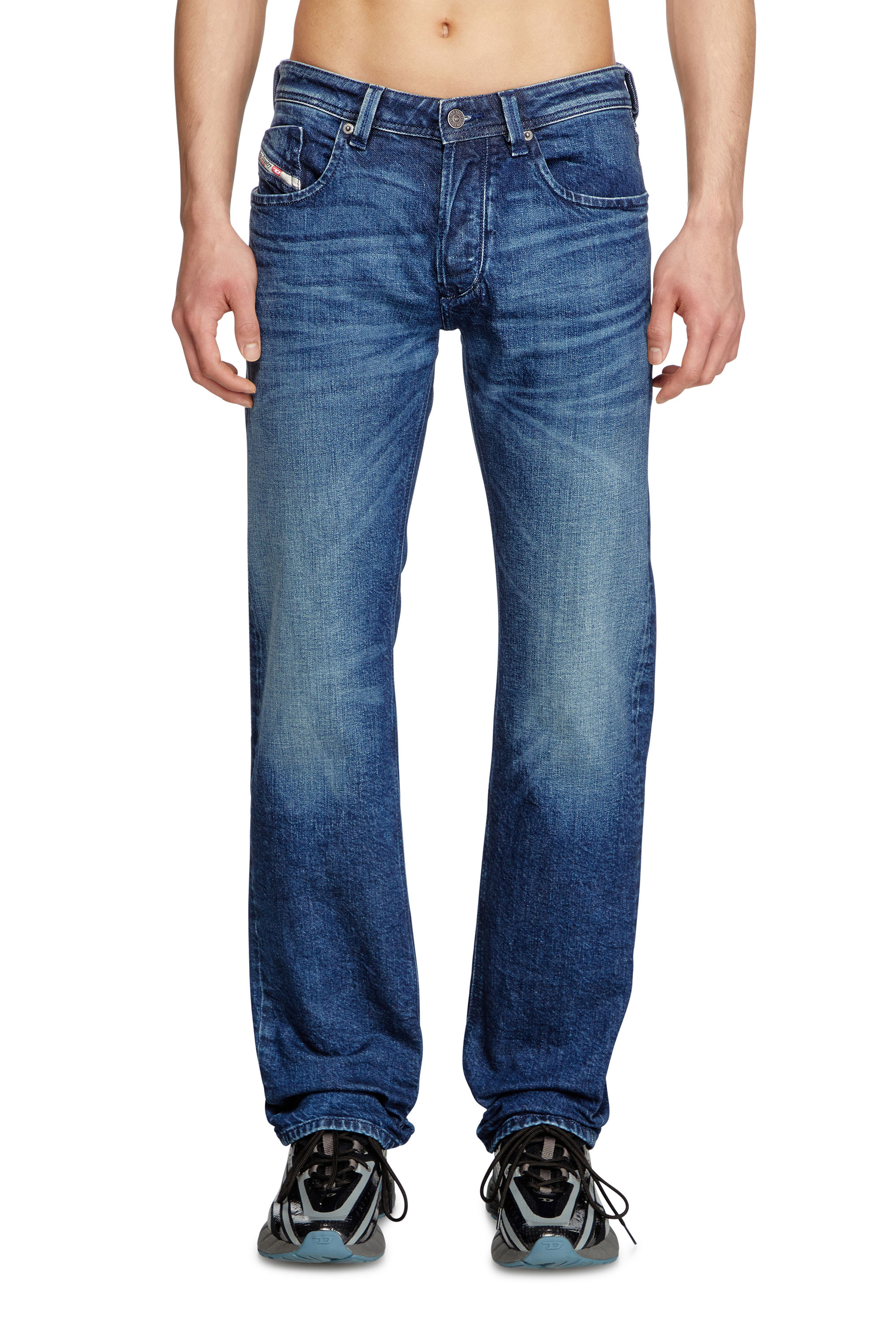 Diesel - Man's Regular Jeans 1985 Larkee 09L51, Dark Blue - 3