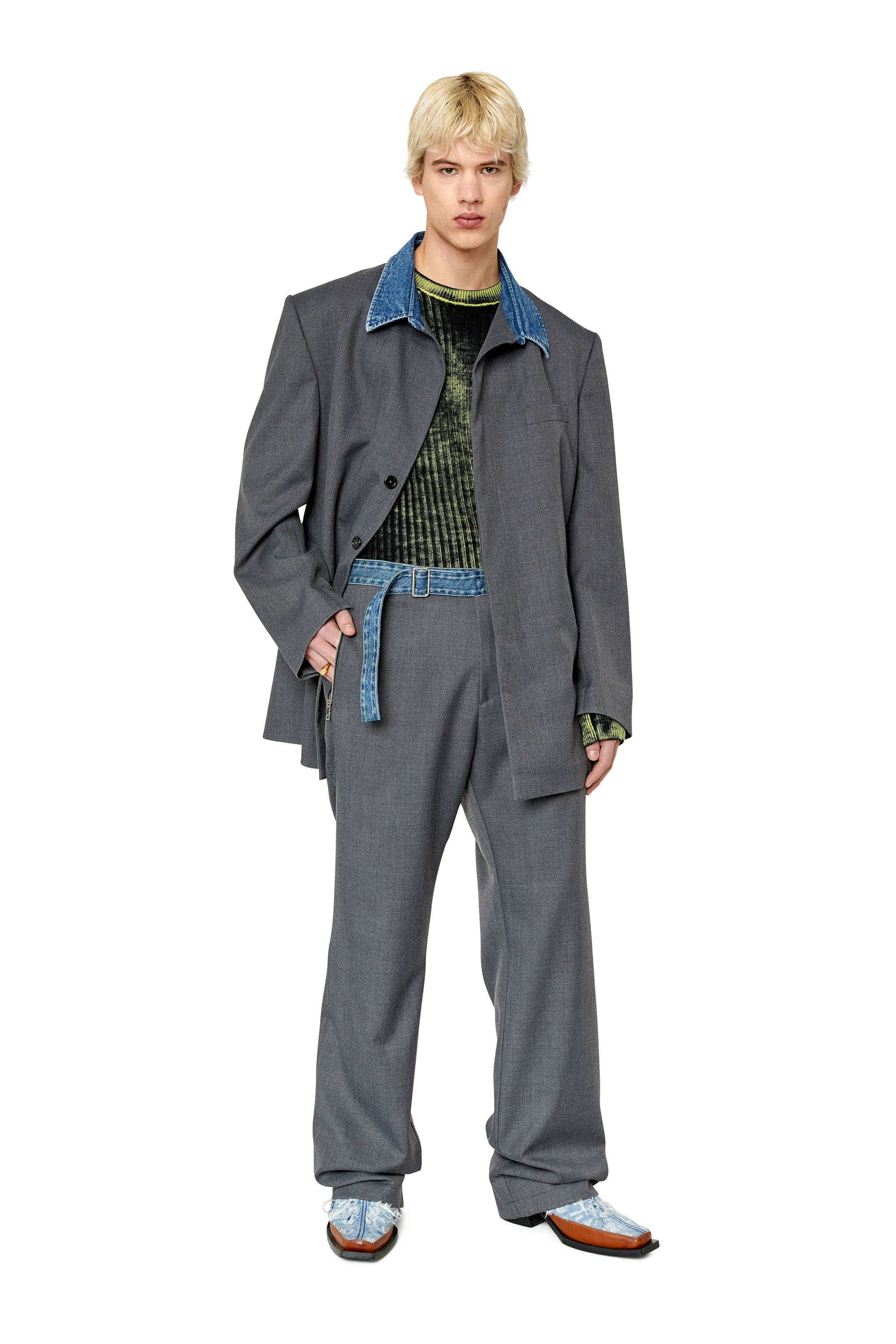 Diesel - P-GOLD-A, Dark grey - Image 2
