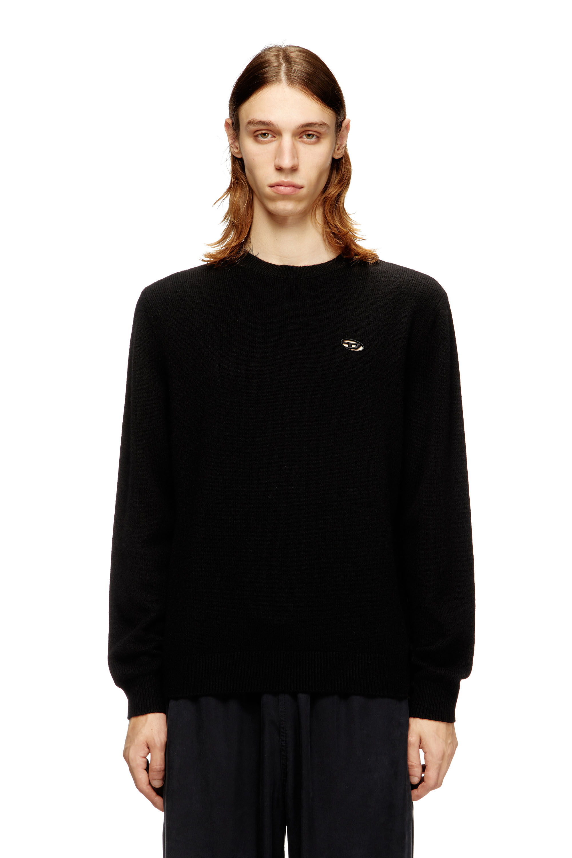 Diesel - K-ARGOL, Man's Wool-cashmere jumper in null - 1