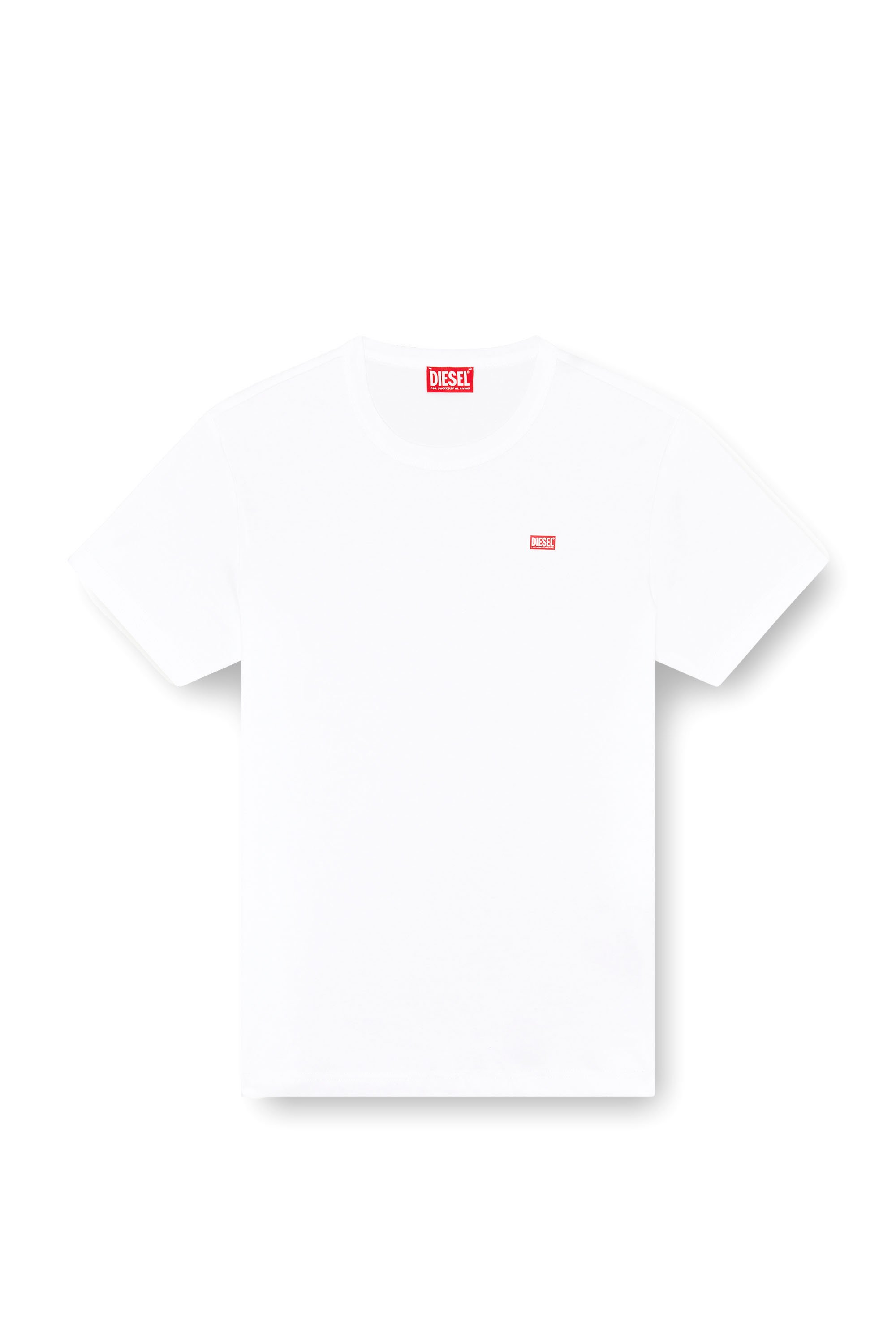 Diesel - T-MIEGOR-K77, Man's T-shirt in mercerised cotton in White - 3