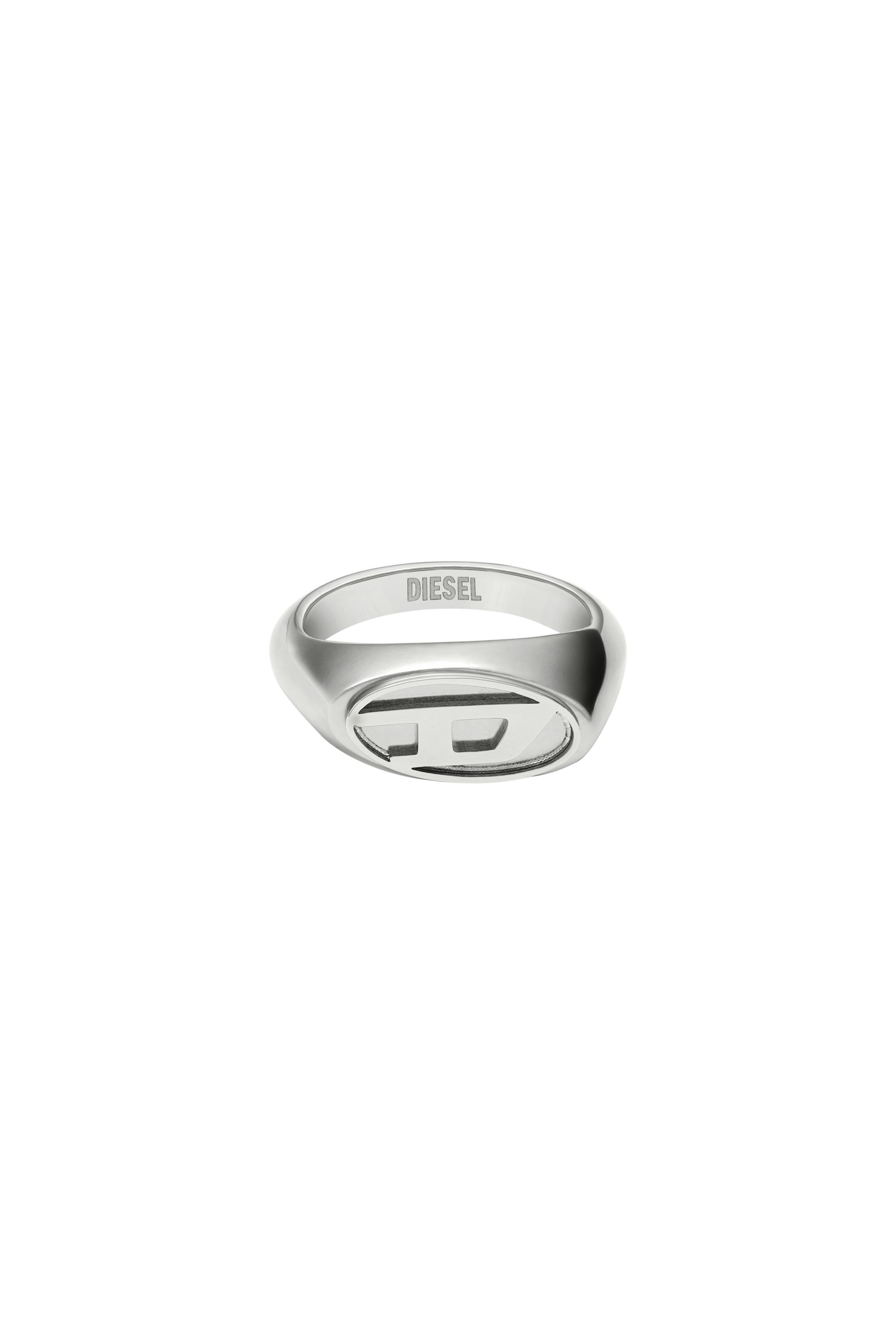 Diesel - DX1475, Unisex's Stainless steel signet ring in Silver - 2