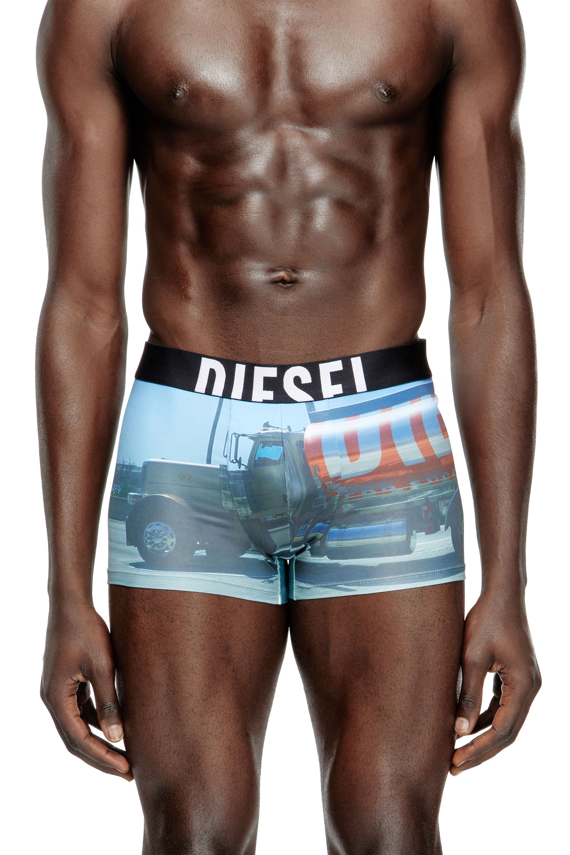Diesel - DAMIEN-D-POP-40, Man's Boxer briefs with Pop print in White - 2