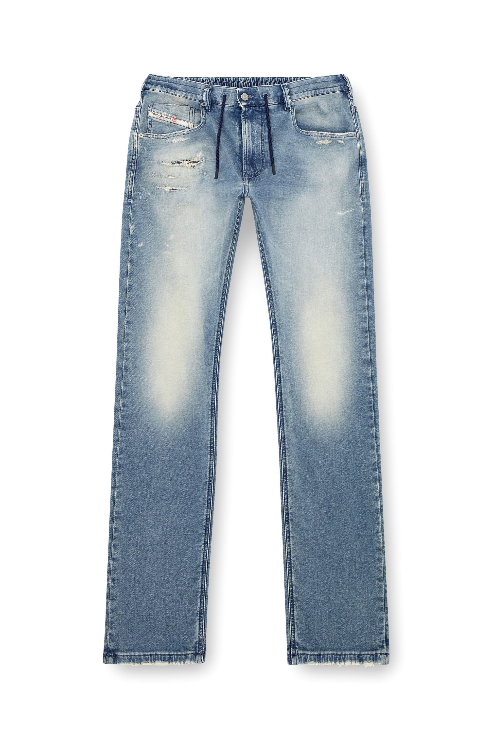 Diesel - Man's Tapered 2030 D-Krooley Joggjeans® 068MF, Light Blue - 5