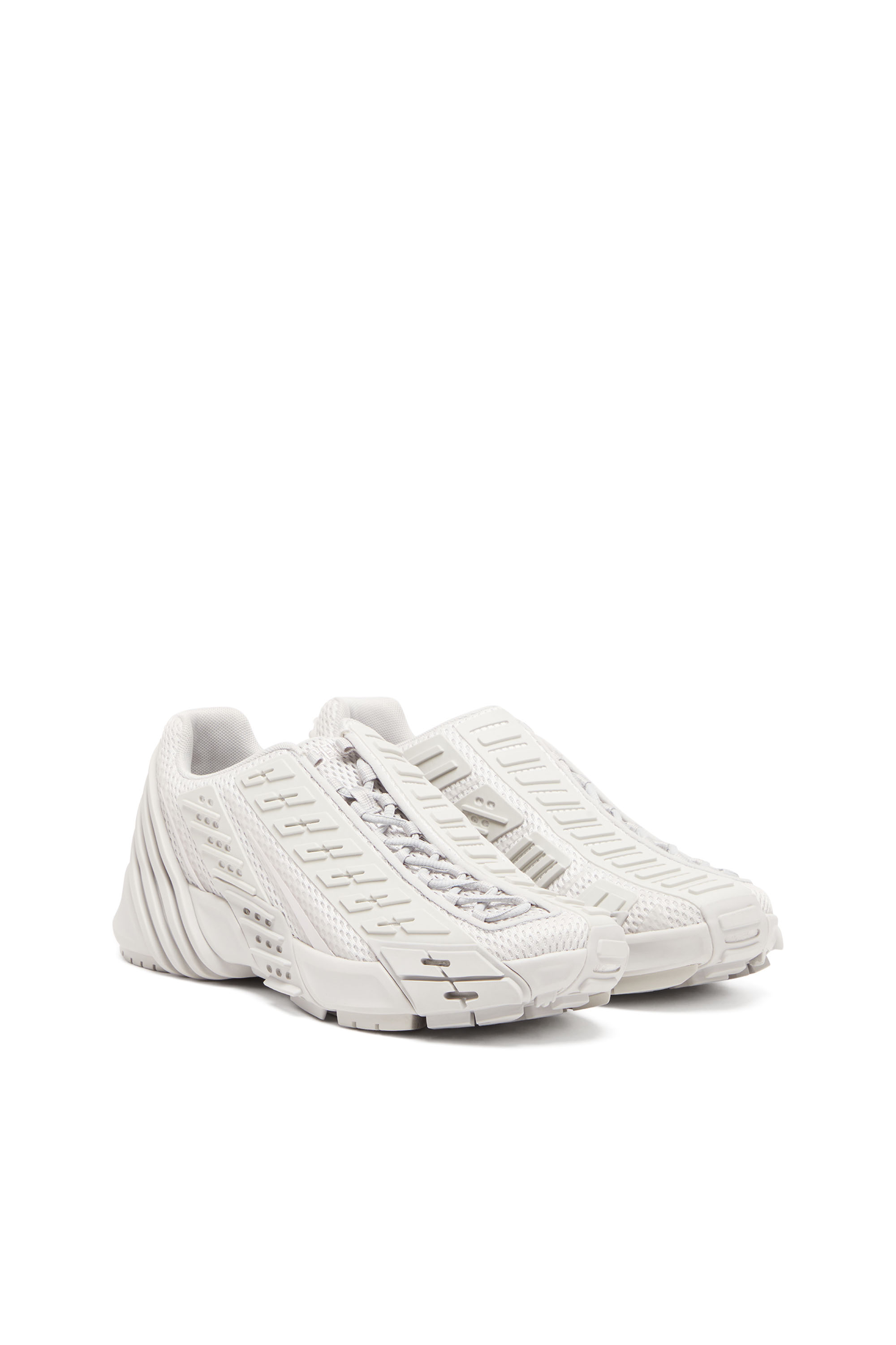 Diesel - S-PROTOTYPE V2, Man's S-Prototype V2 - Sneakers in mesh and rubber in White - 2