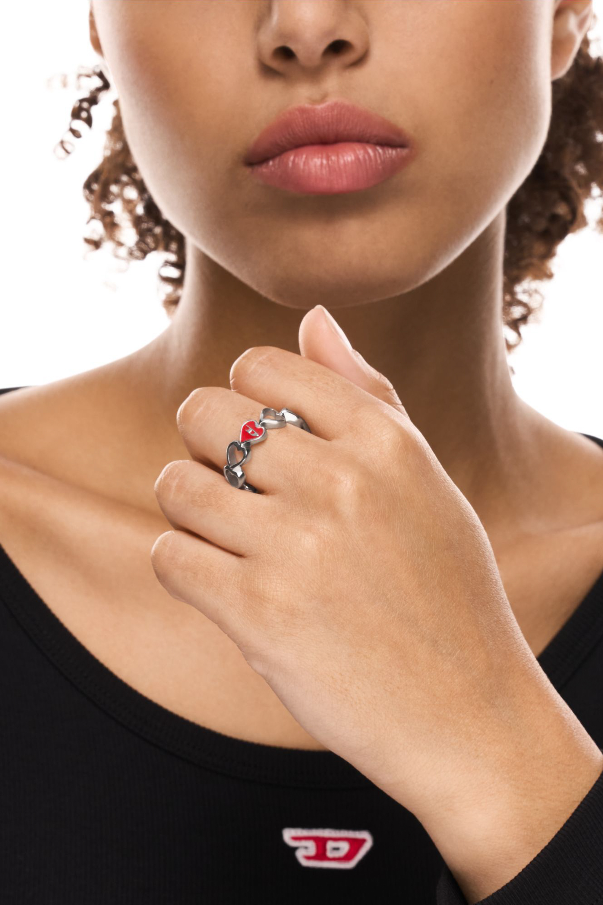 Diesel - DX166940 JEWELLERY, Unisex's Stainless Steel Band Ring in Silver - 3