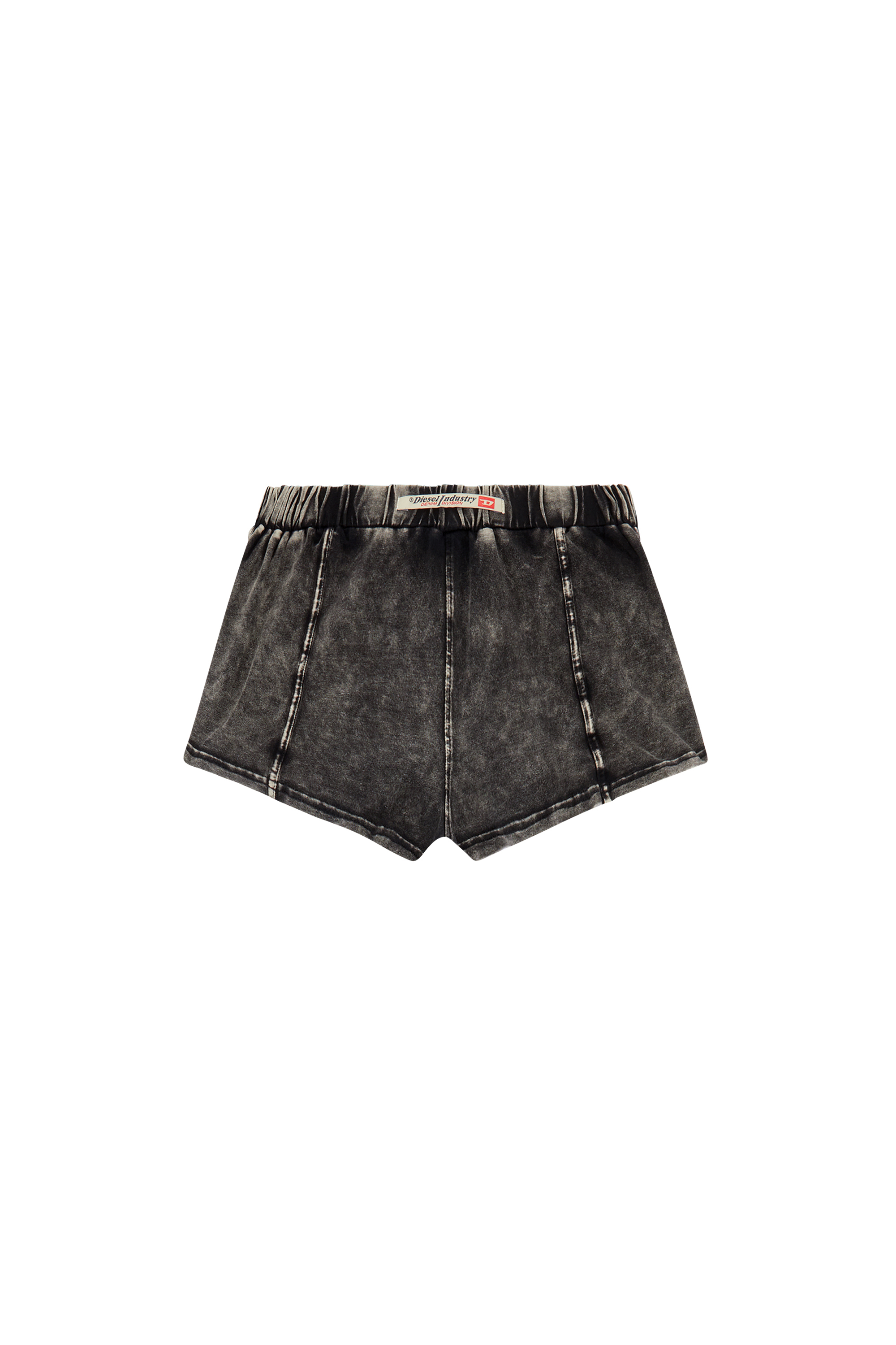 Diesel - UFSP-GRICHA, Woman Pyjama shorts in denim-effect jersey in Black - Image 4