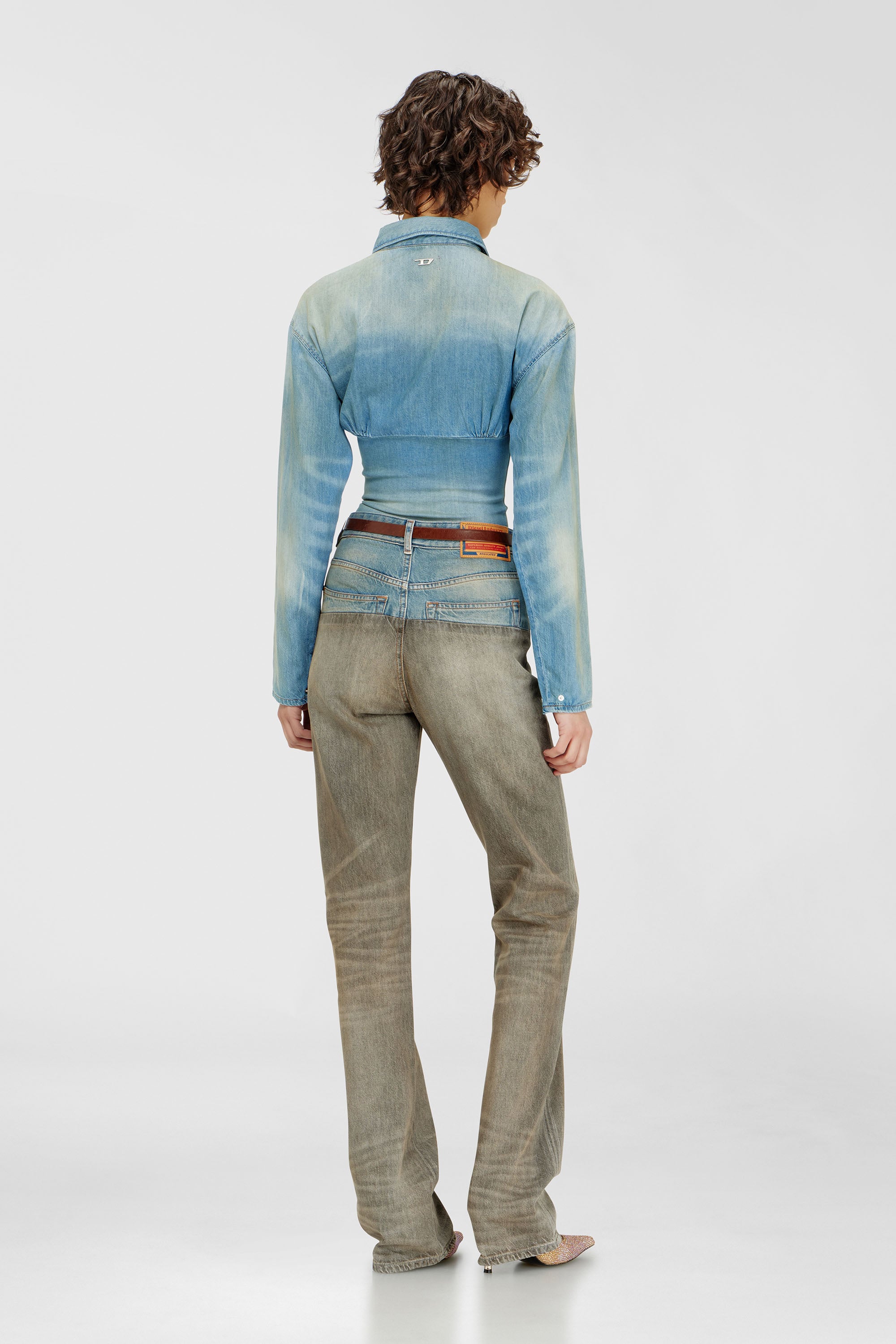 Diesel - Woman's Regular Jeans D-Sie 0ADDX, Grey/Blue - 3