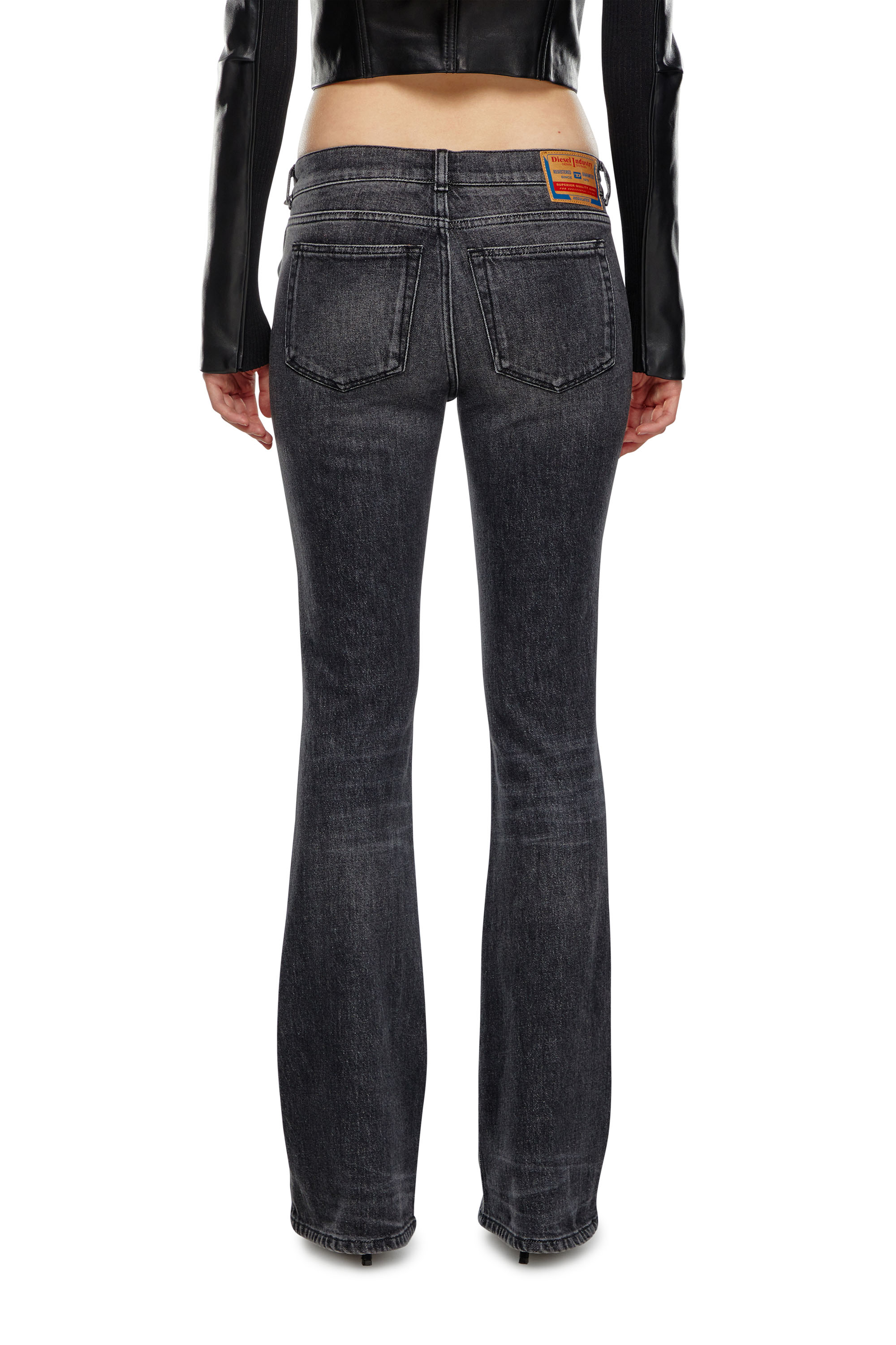 Diesel - Bootcut and Flare Jeans 1969 D-Ebbey 0CKAH, Black/Dark grey - Image 2