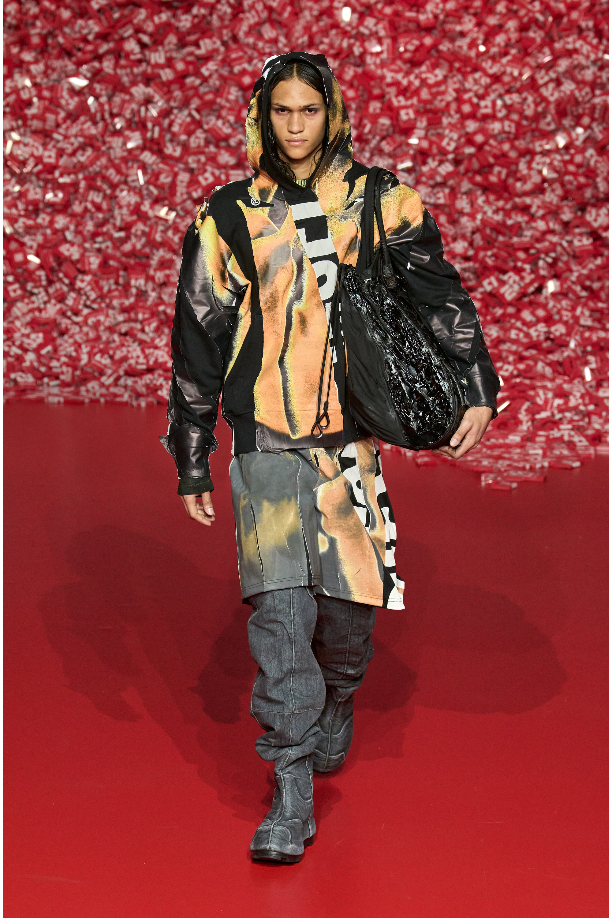 Diesel - S-MAC-HOOD-M1, Black/Orange - Image 5