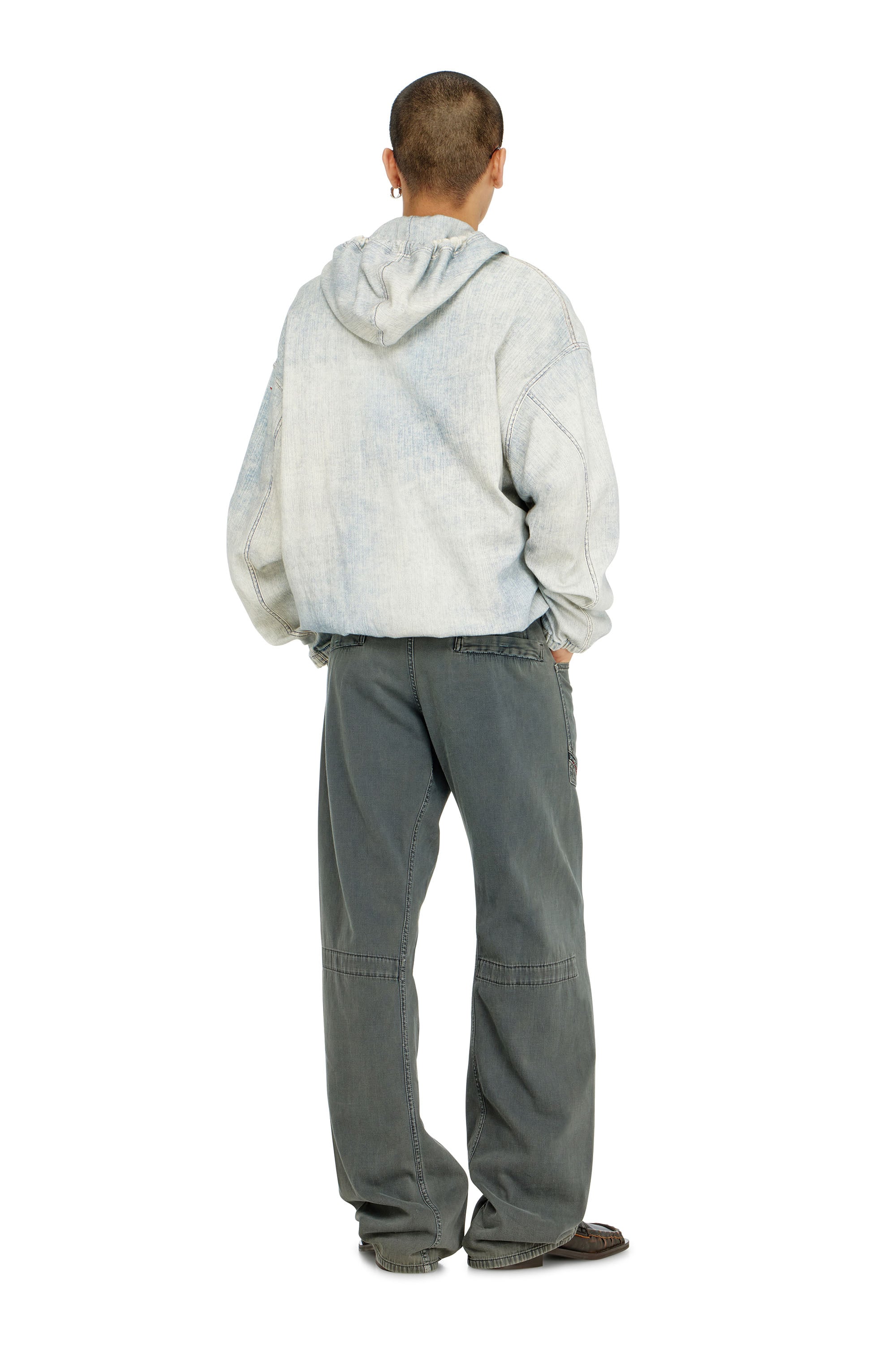 Diesel - Man's Relaxed Jeans D-Zeta 068WR, Grey - 3