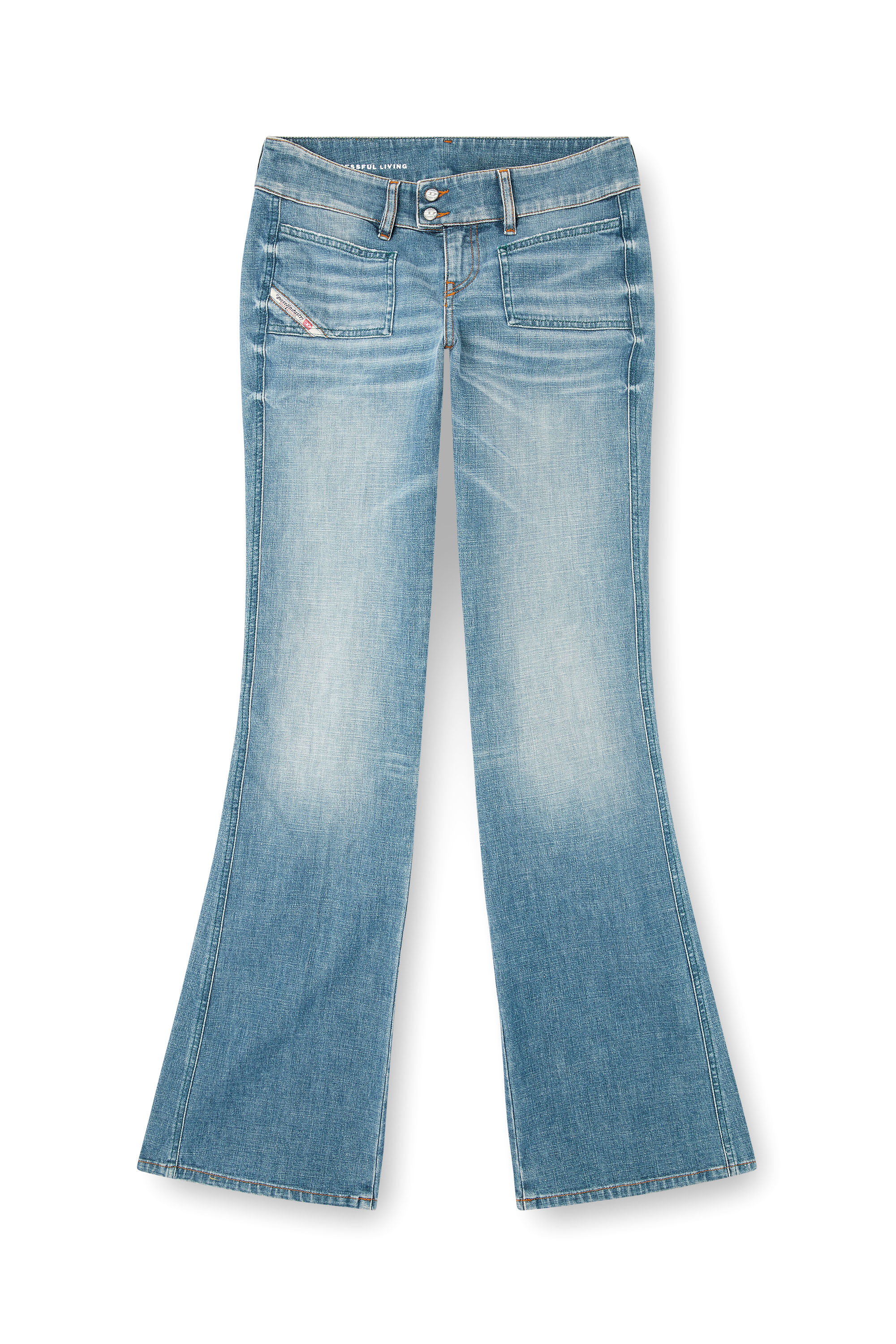 Bootcut Jeans D-Hush 09M58, Medium blue Diesel - Woman's Bootcut Jeans D-Hush 09M58, Medium blue - 2