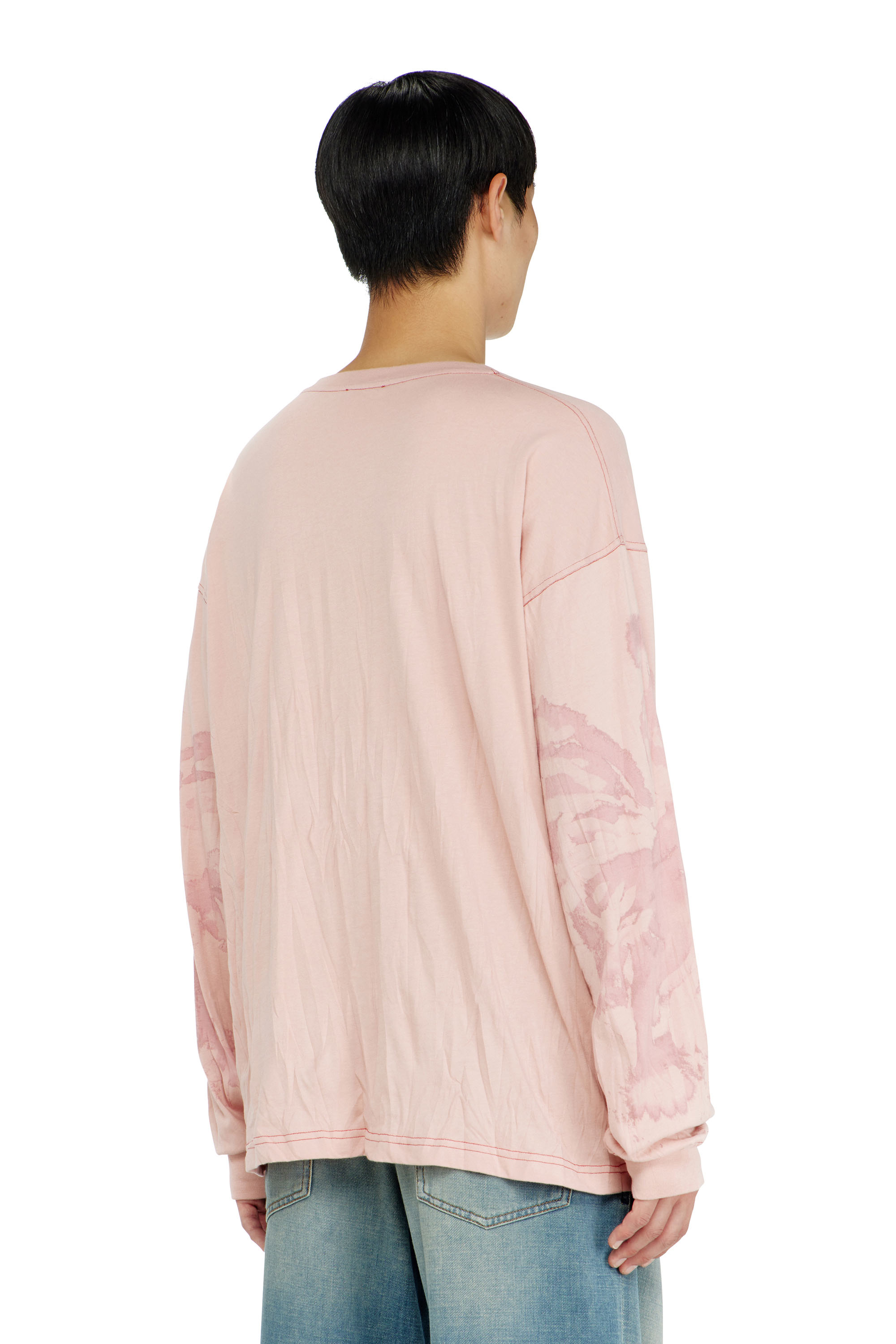 Diesel - T-BOXT-LS-AA4, Man's Relaxed long sleeve tee with blotched print in null - 3